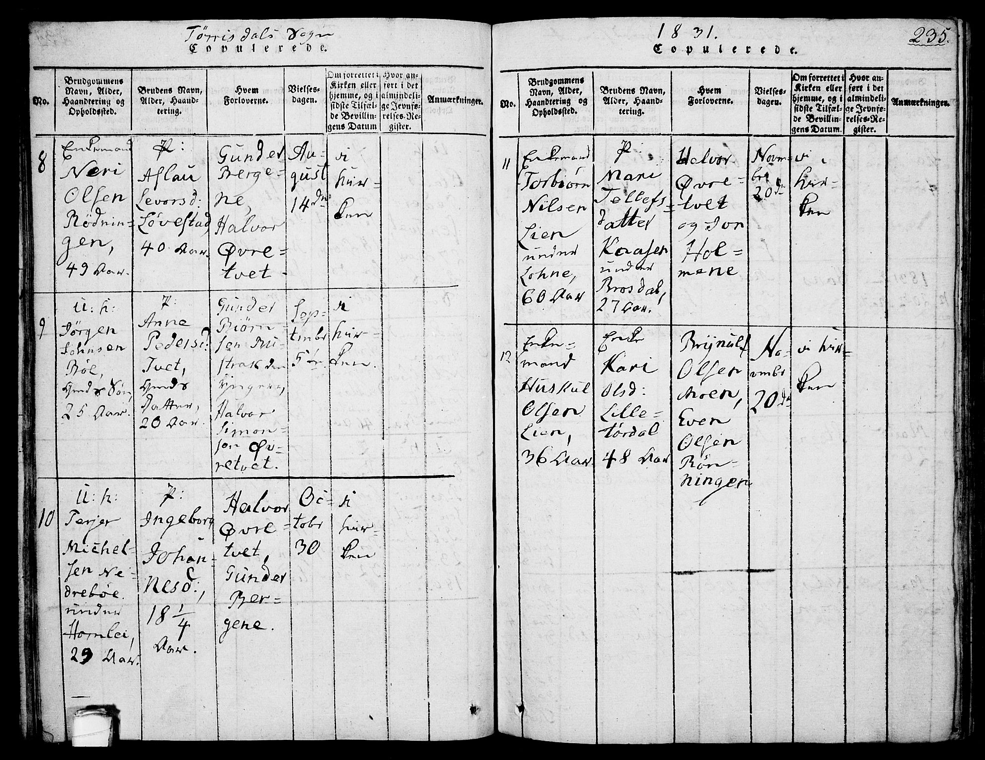 Drangedal kirkebøker, SAKO/A-258/F/Fa/L0005: Parish register (official) no. 5 /2, 1814-1831, p. 235