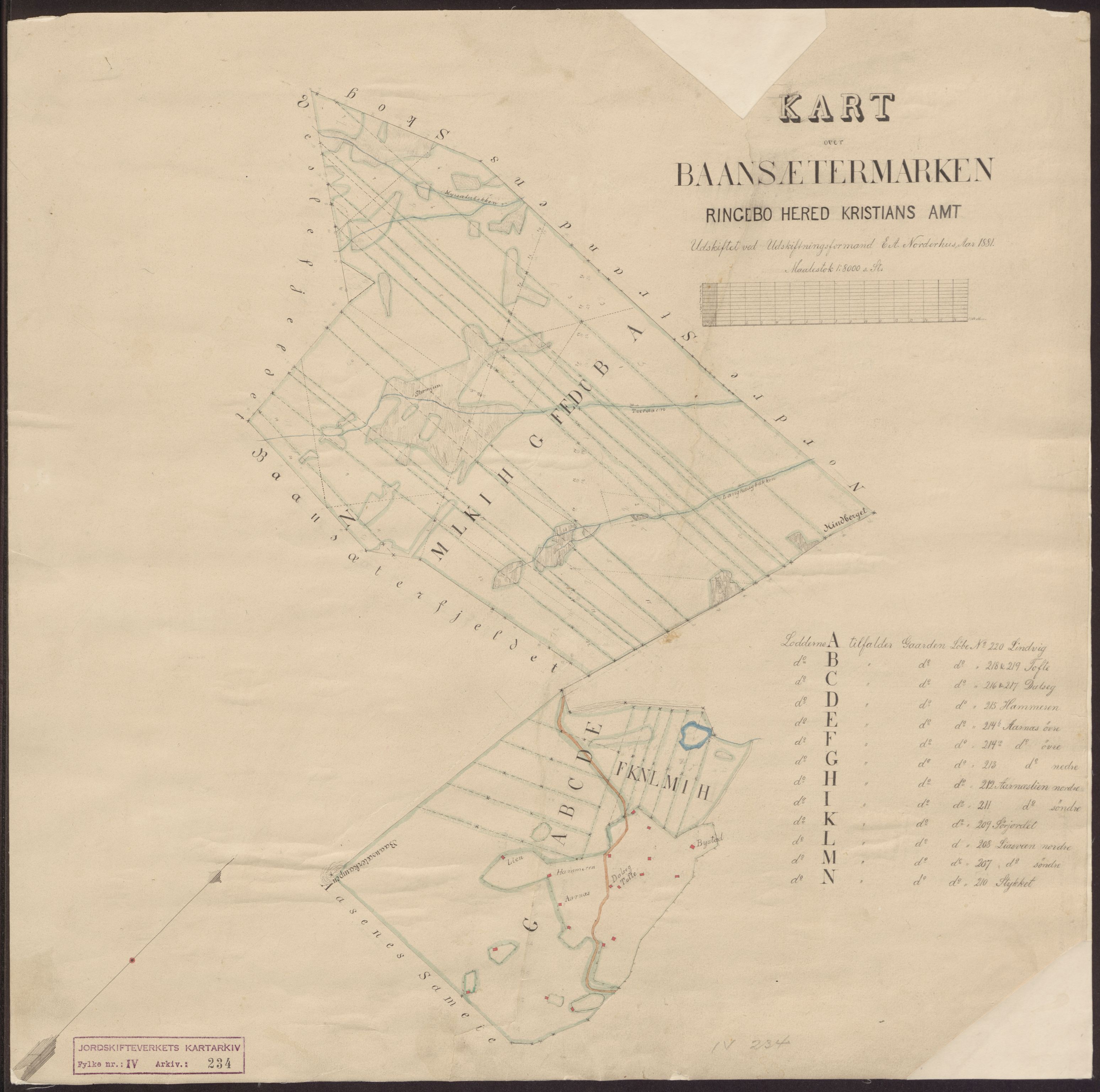 Jordskifteverkets kartarkiv, AV/RA-S-3929/T, 1859-1988, p. 294