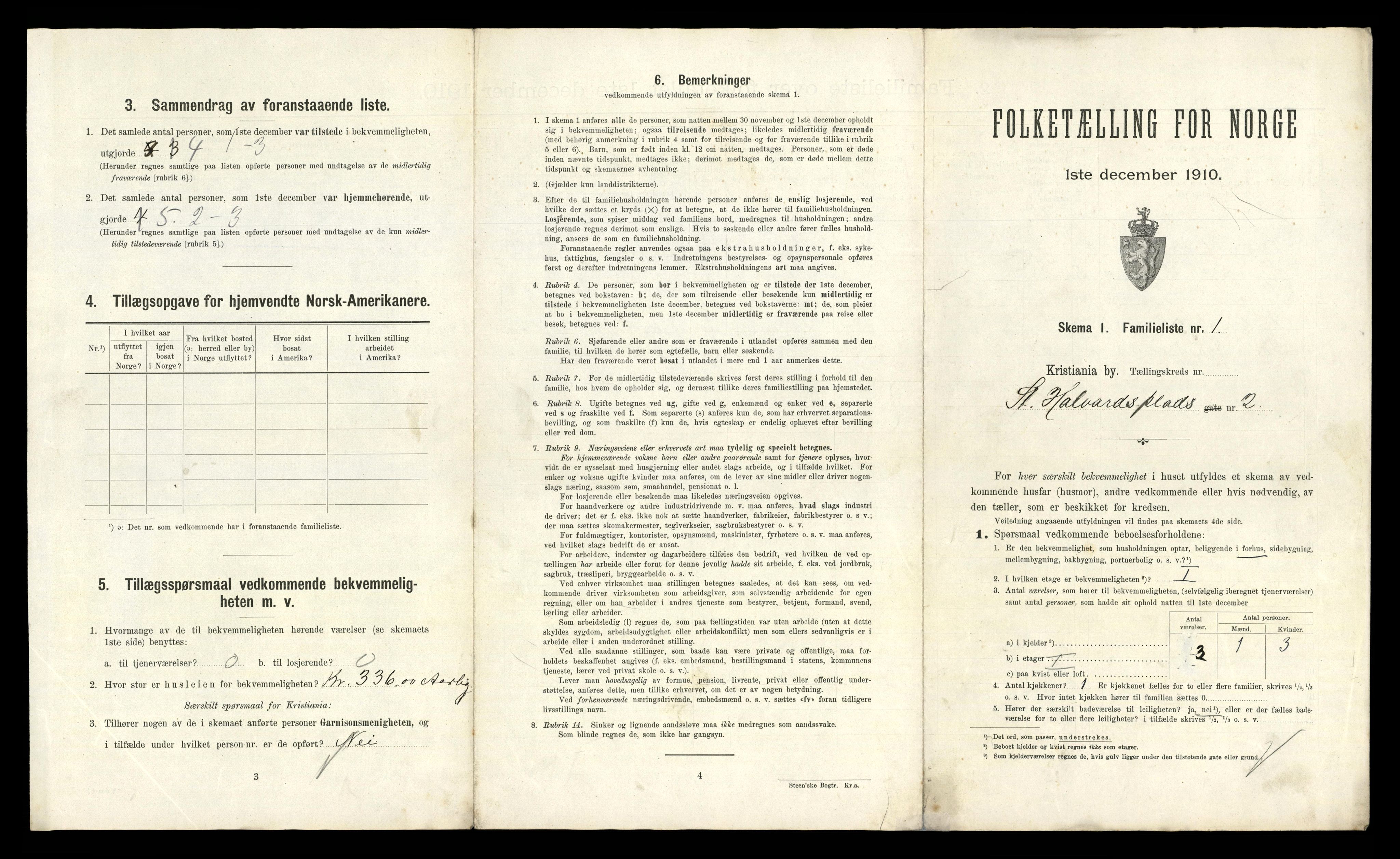 RA, 1910 census for Kristiania, 1910, p. 96419