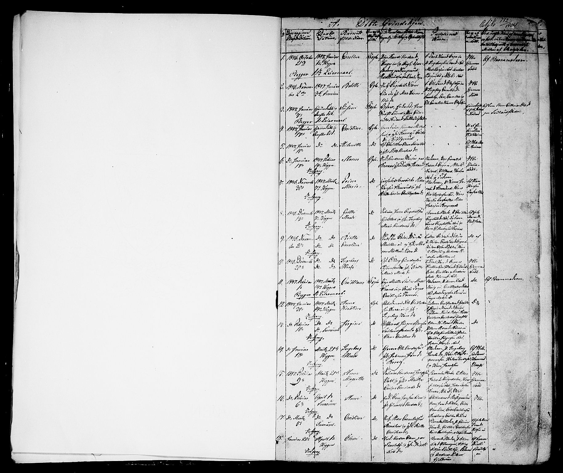 Modum kirkebøker, AV/SAKO-A-234/G/Ga/L0005: Parish register (copy) no. I 5, 1847-1853, p. 0-1