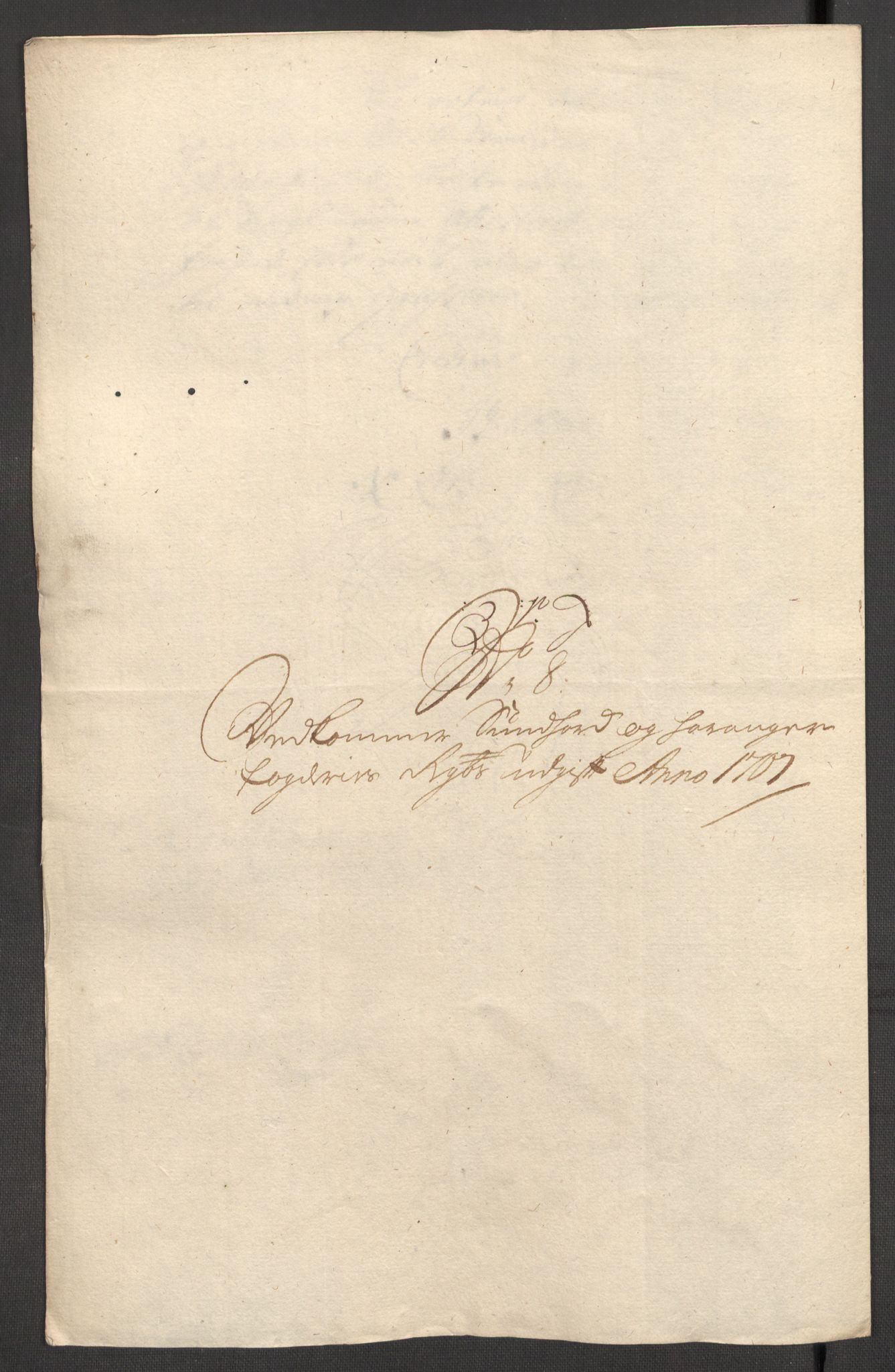 Rentekammeret inntil 1814, Reviderte regnskaper, Fogderegnskap, AV/RA-EA-4092/R48/L2984: Fogderegnskap Sunnhordland og Hardanger, 1706-1707, p. 463