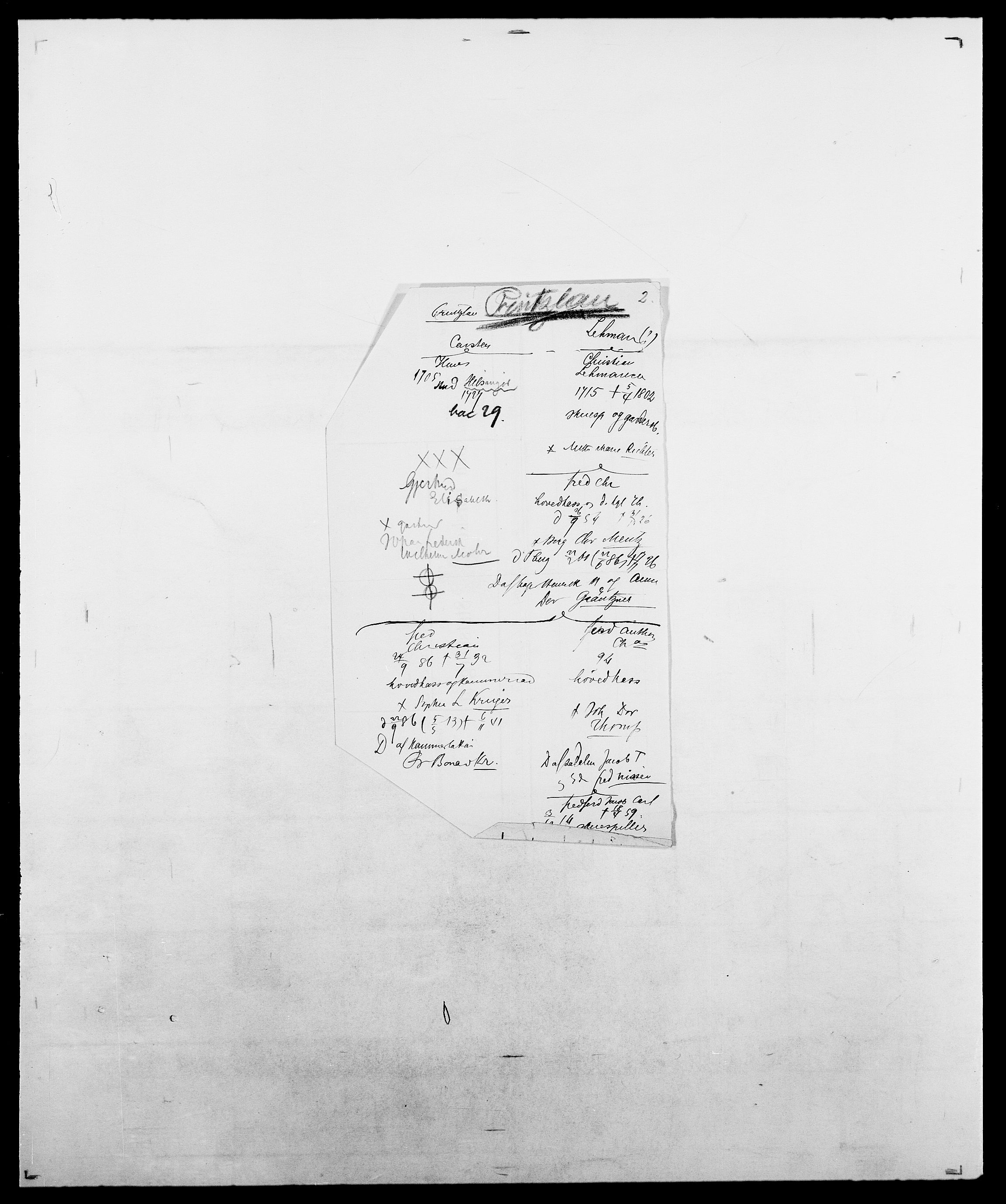 Delgobe, Charles Antoine - samling, AV/SAO-PAO-0038/D/Da/L0031: de Place - Raaum, p. 348