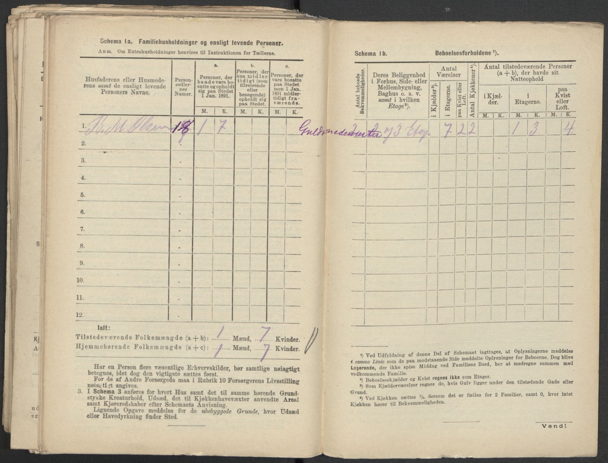 RA, 1891 Census for 1301 Bergen, 1891, p. 2943