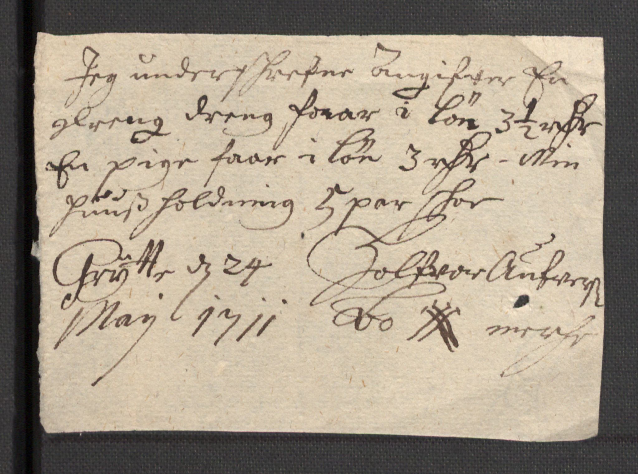 Rentekammeret inntil 1814, Reviderte regnskaper, Fogderegnskap, AV/RA-EA-4092/R36/L2121: Fogderegnskap Øvre og Nedre Telemark og Bamble, 1711, p. 225