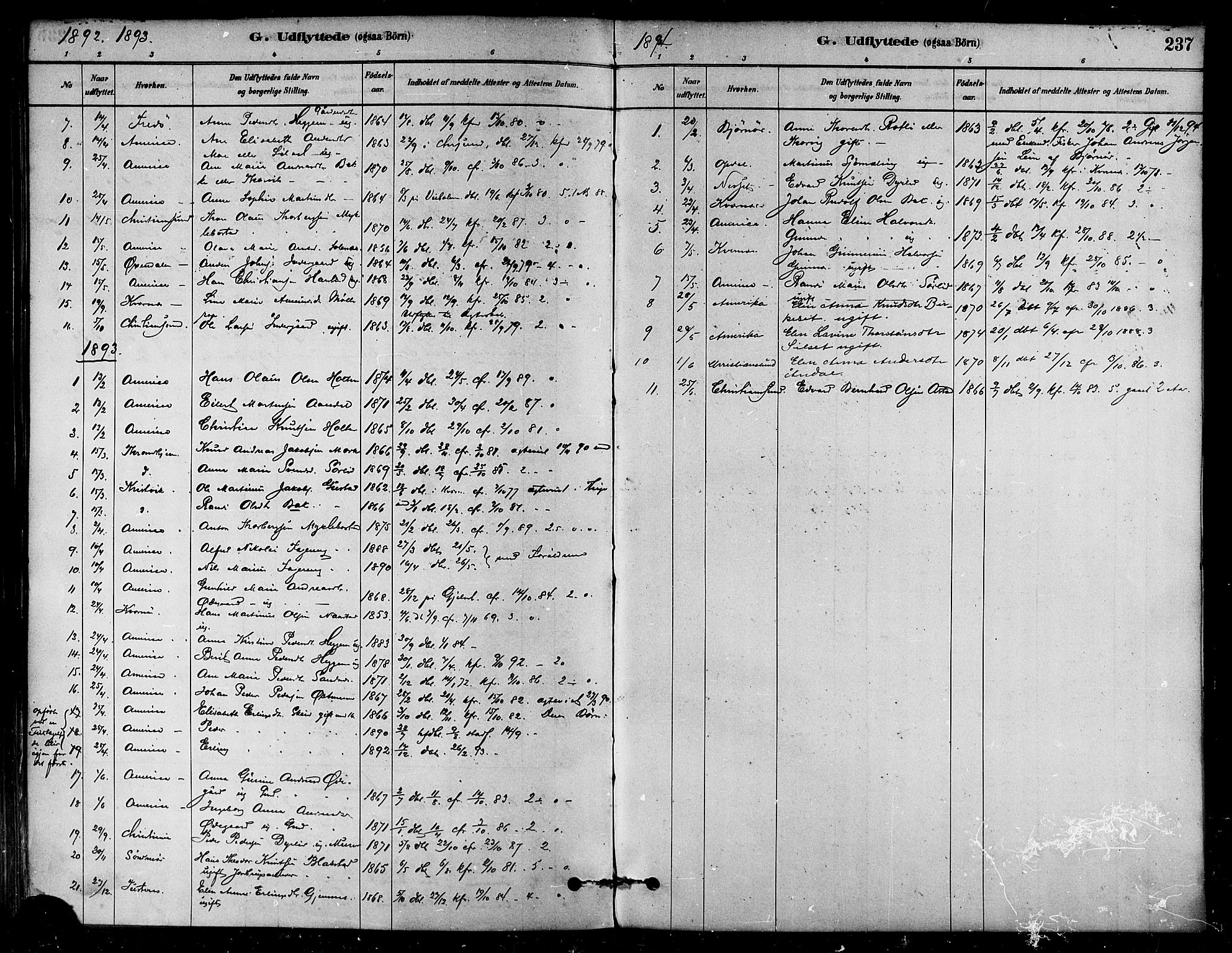 Ministerialprotokoller, klokkerbøker og fødselsregistre - Møre og Romsdal, SAT/A-1454/584/L0967: Parish register (official) no. 584A07, 1879-1894, p. 237