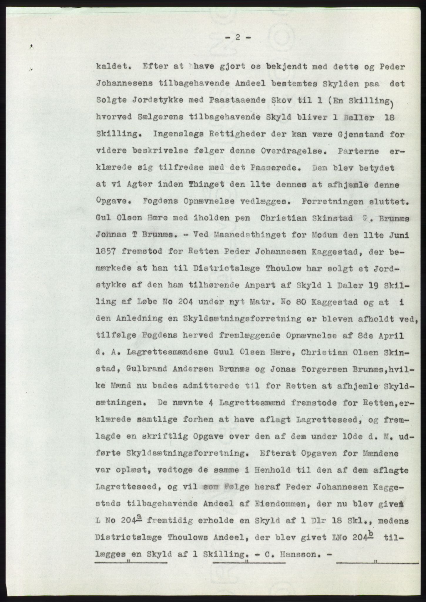 Statsarkivet i Kongsberg, AV/SAKO-A-0001/E/Ee/L0008: Avskrifter, SAO jnr. 1203/1956 - 344/1957, 1956-1957, p. 406