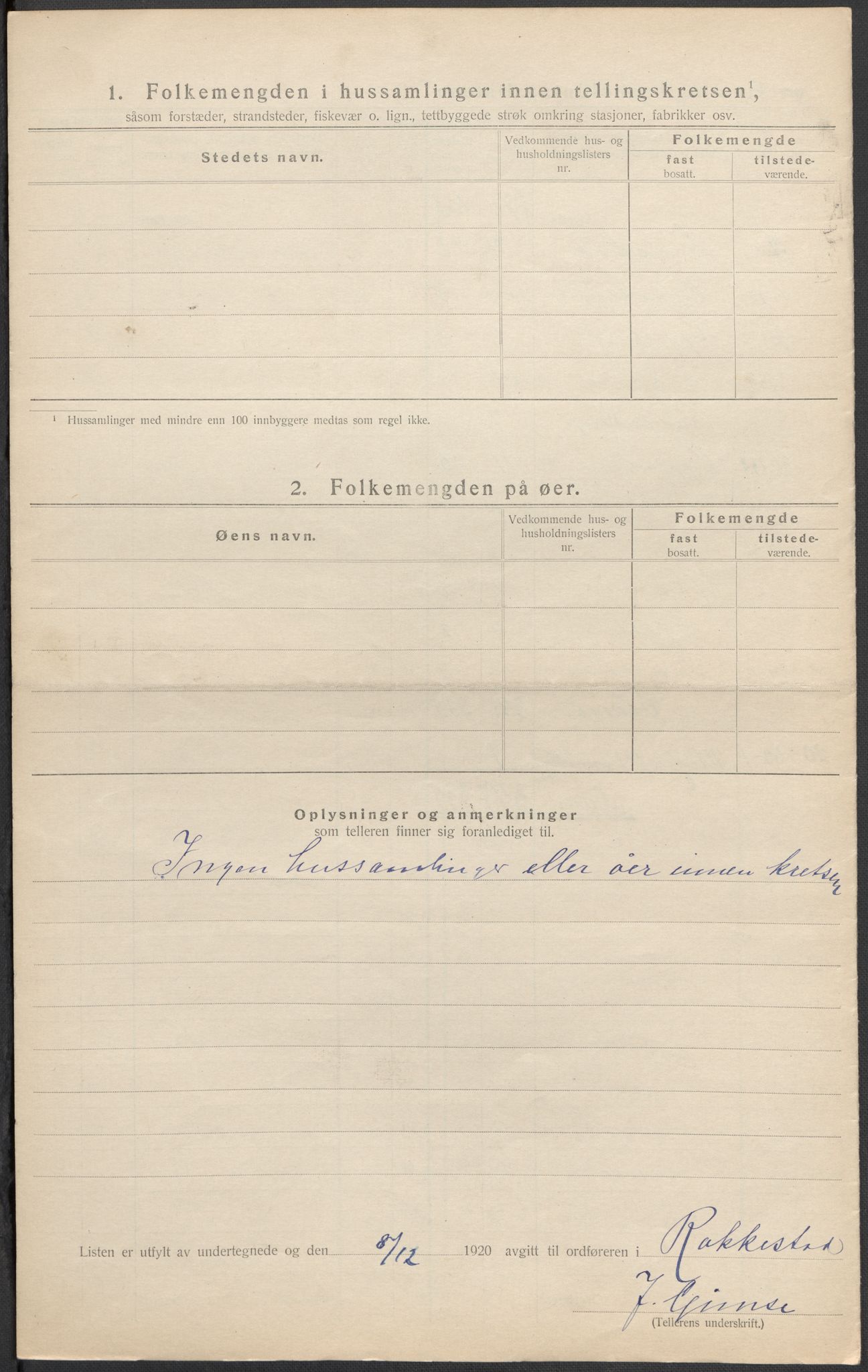 SAO, 1920 census for Rakkestad, 1920, p. 19