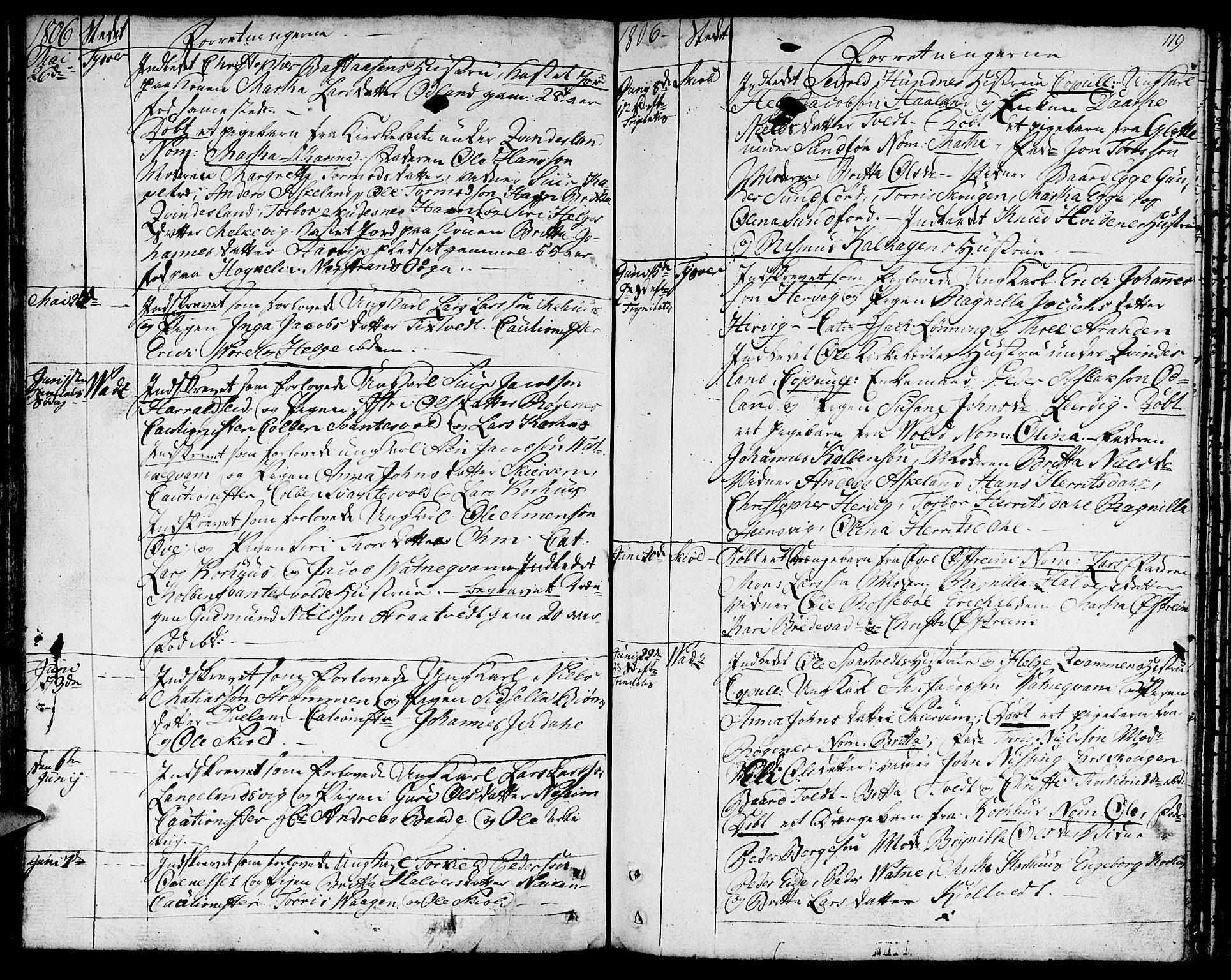 Skjold sokneprestkontor, SAST/A-101847/H/Ha/Haa/L0002: Parish register (official) no. A 2, 1786-1815, p. 119