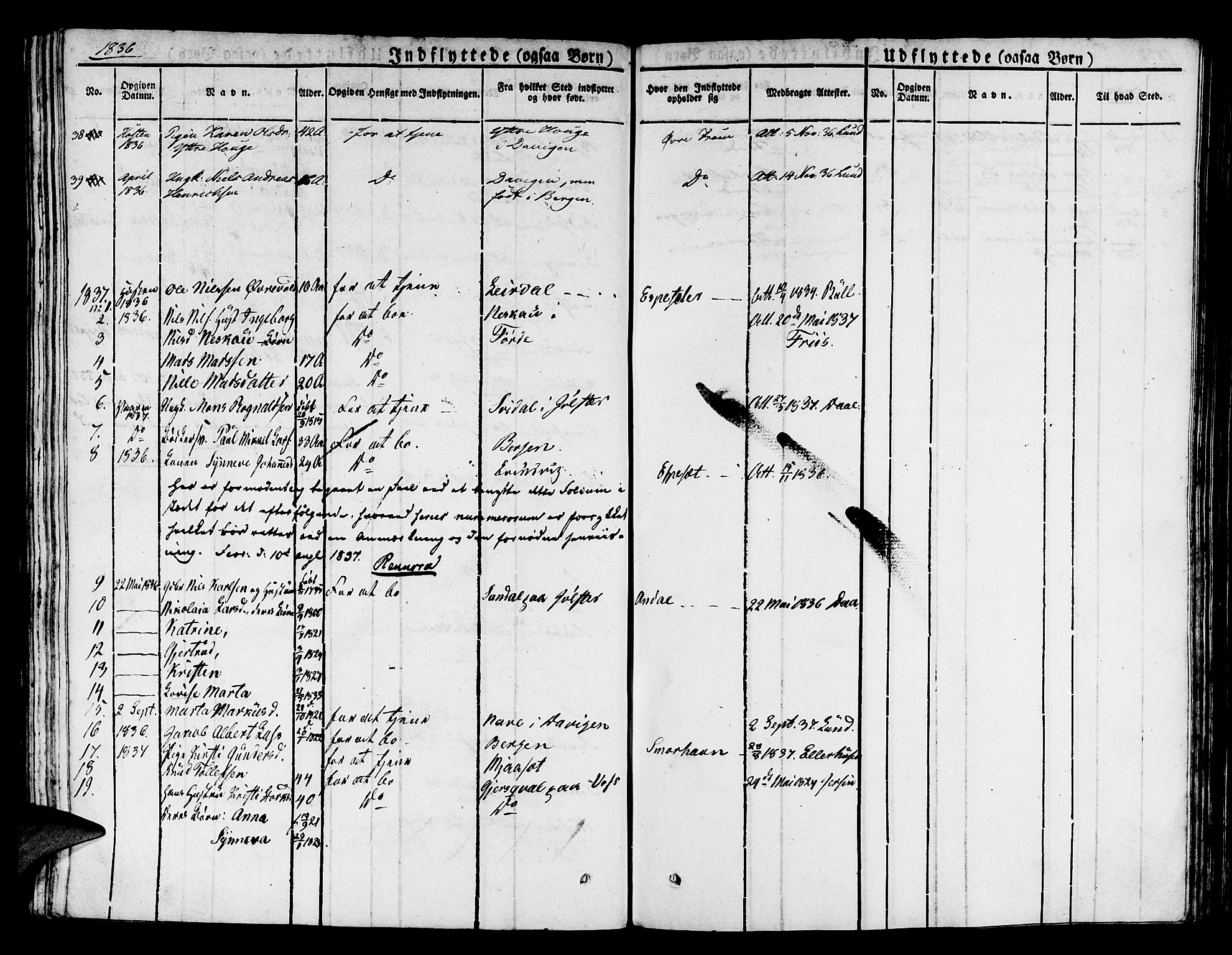 Kinn sokneprestembete, SAB/A-80801/H/Haa/Haaa/L0004/0002: Parish register (official) no. A 4II, 1822-1840, p. 15