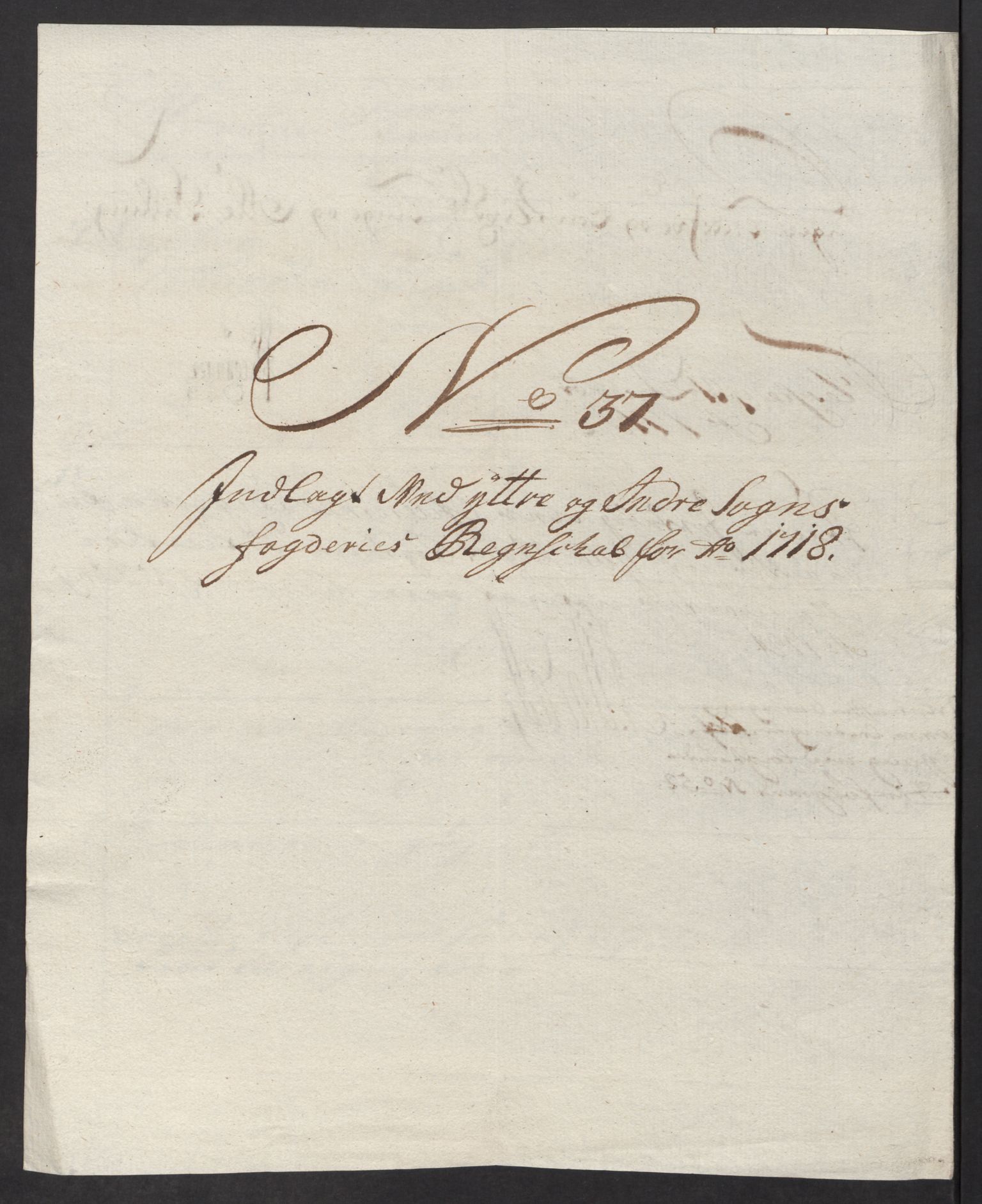 Rentekammeret inntil 1814, Reviderte regnskaper, Fogderegnskap, RA/EA-4092/R52/L3321: Fogderegnskap Sogn, 1717-1718, p. 704