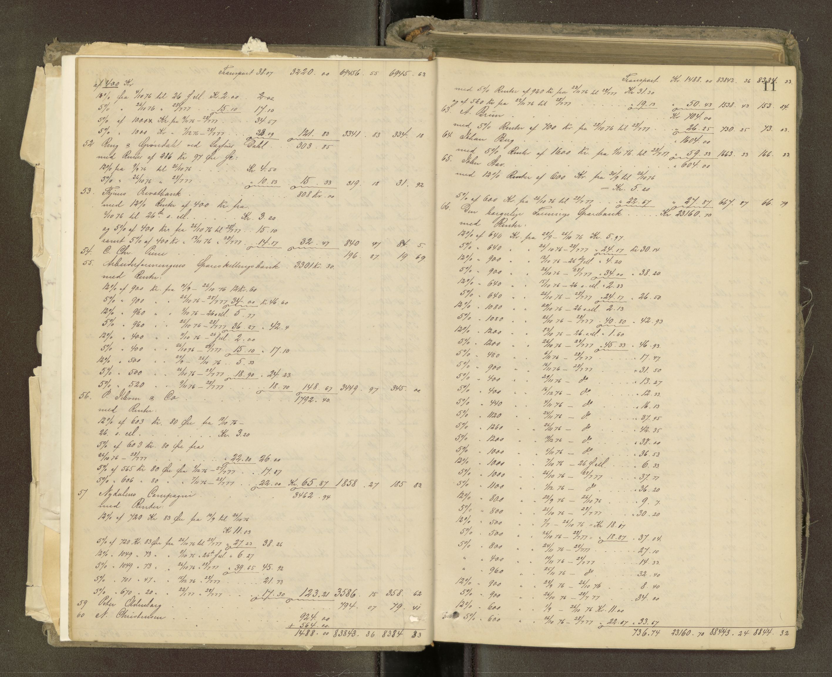 Trondheim byfogd, AV/SAT-A-0003/1/3/3A/L0032: Skifteutlodningsprotokoll - 22/9-1/4. (m/ register) U, 1877-1882, p. 11