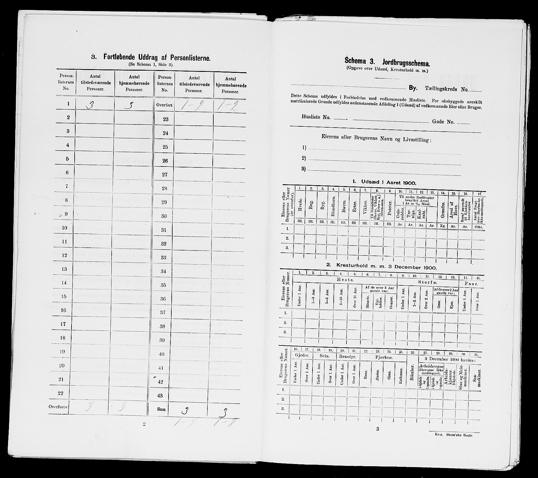 SAST, 1900 census for Haugesund, 1900, p. 2857