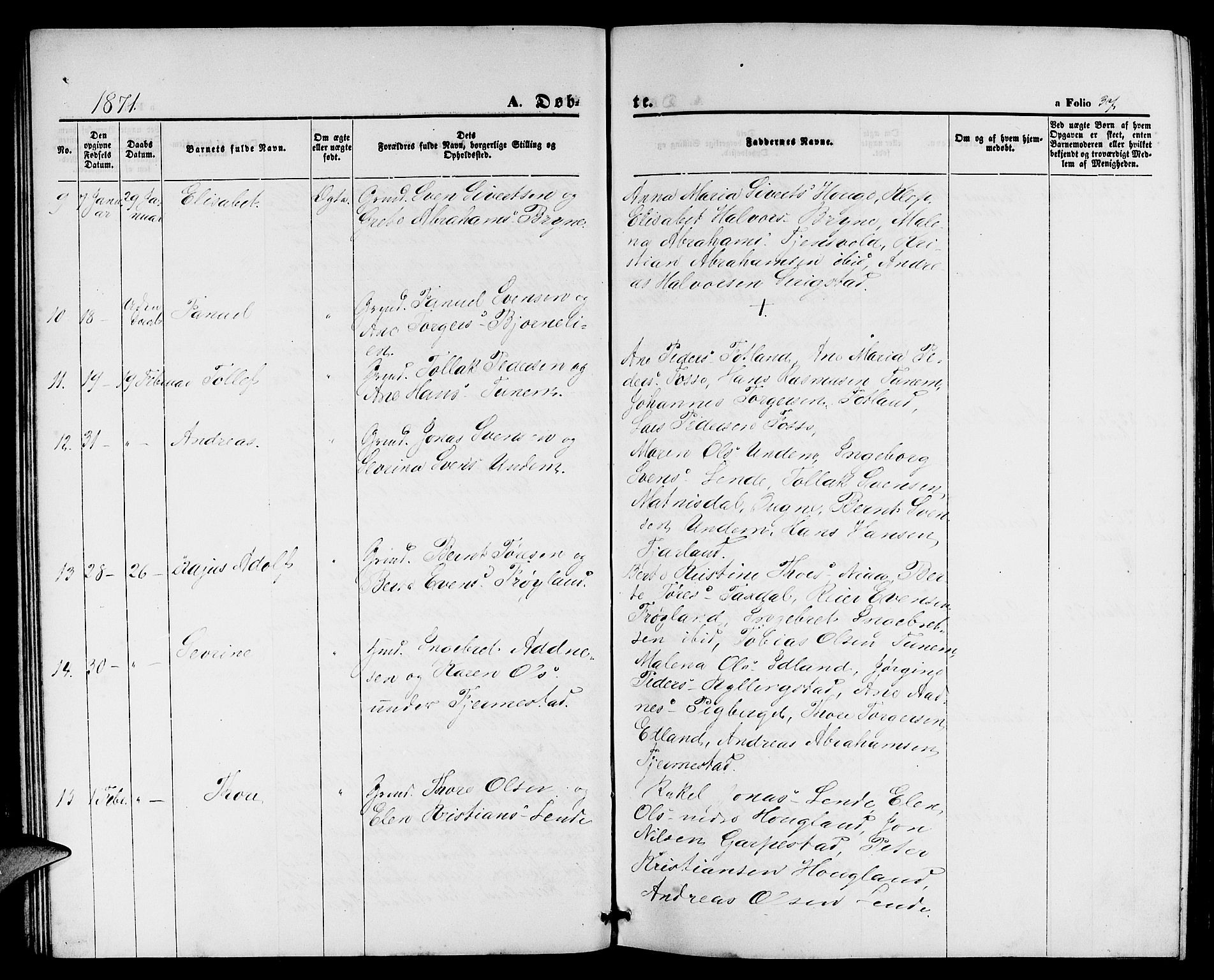 Lye sokneprestkontor, AV/SAST-A-101794/001/30BB/L0004: Parish register (copy) no. B 4, 1868-1878, p. 37