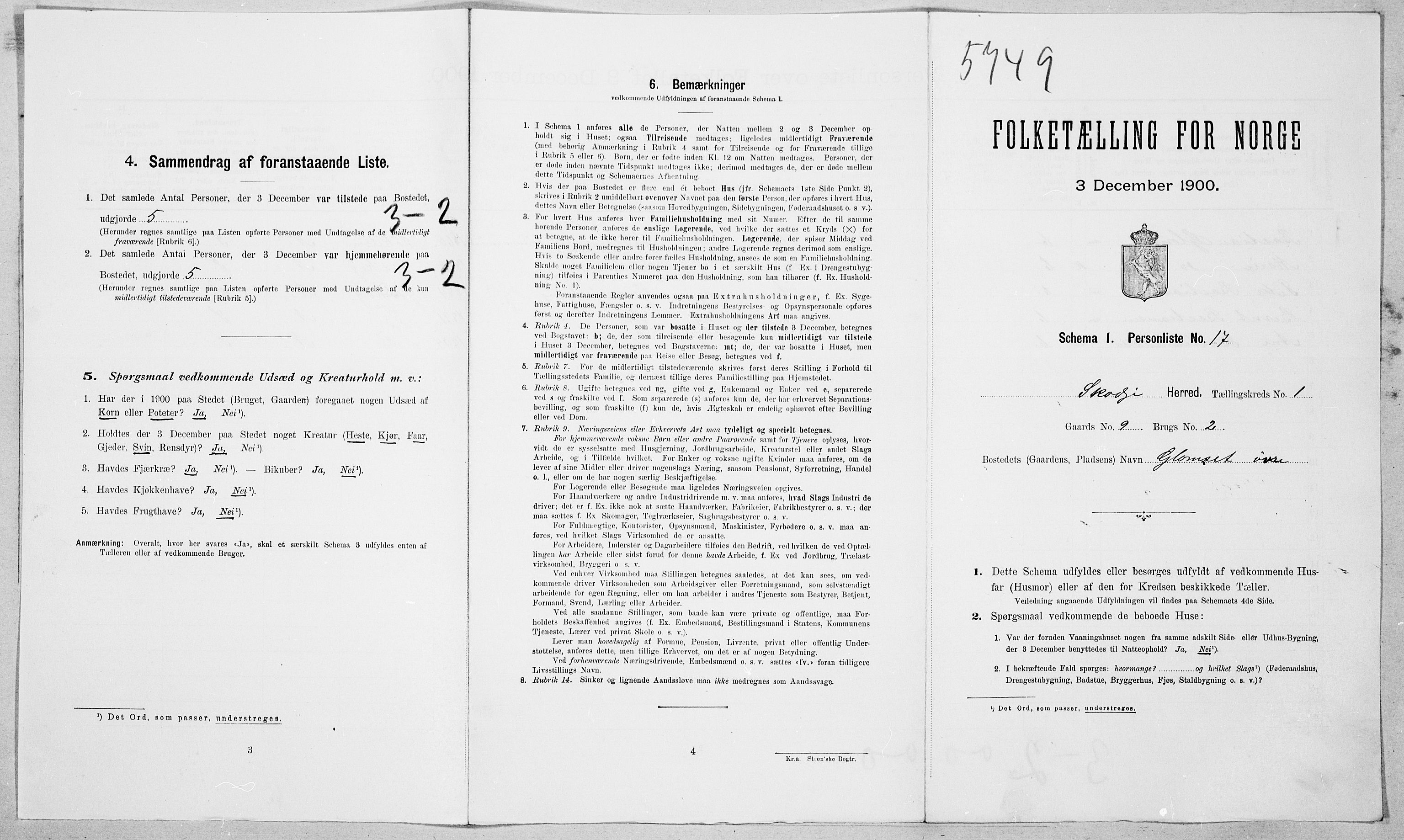 SAT, 1900 census for Skodje, 1900, p. 130