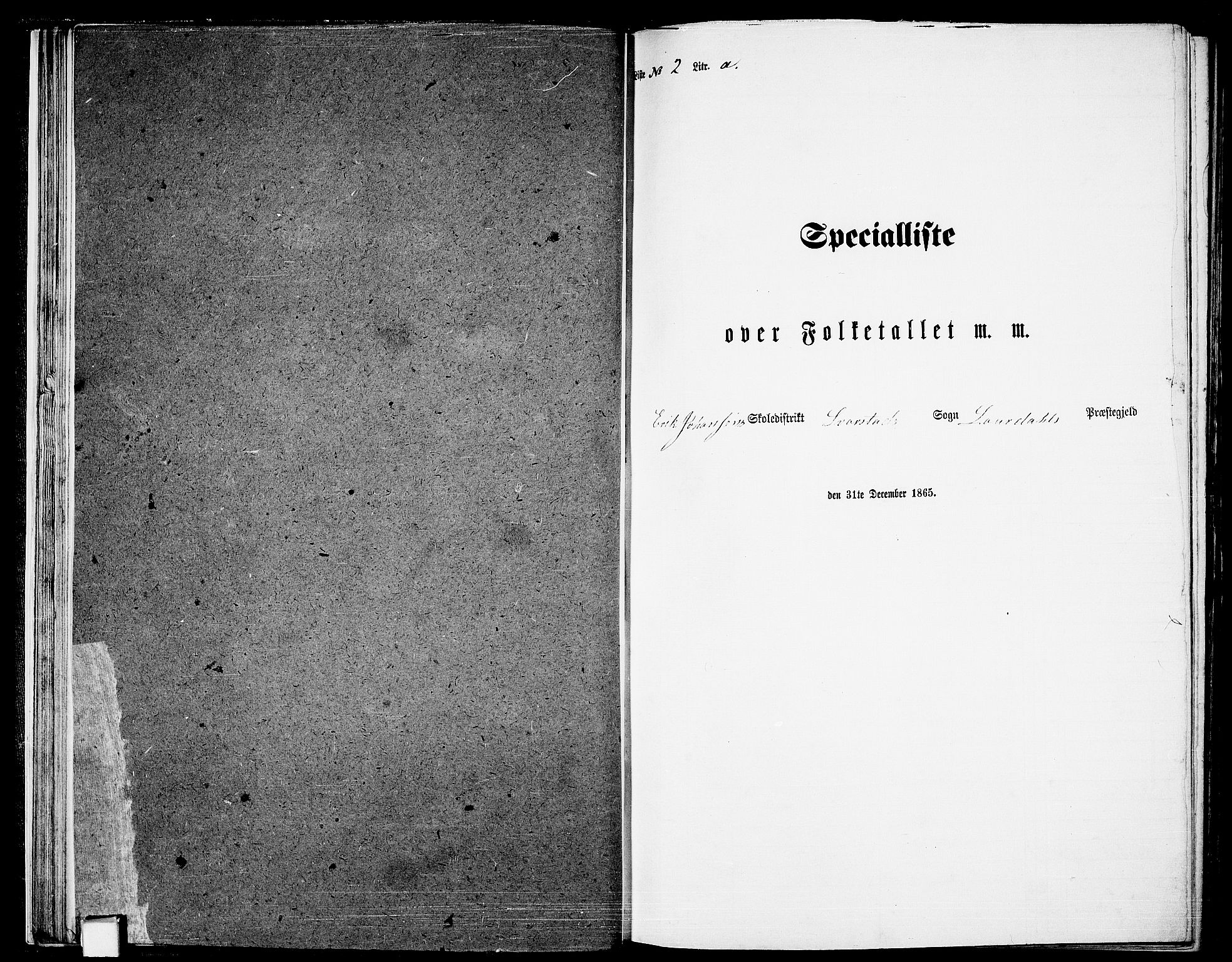 RA, 1865 census for Lardal, 1865, p. 31