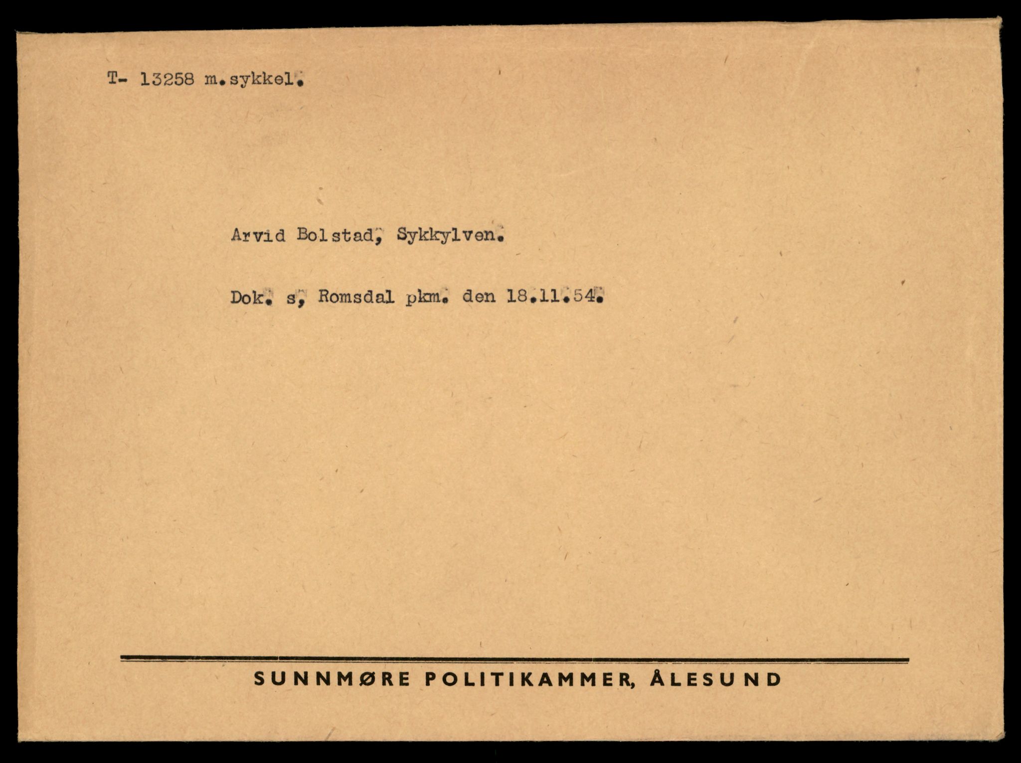 Møre og Romsdal vegkontor - Ålesund trafikkstasjon, SAT/A-4099/F/Fe/L0038: Registreringskort for kjøretøy T 13180 - T 13360, 1927-1998, p. 1351