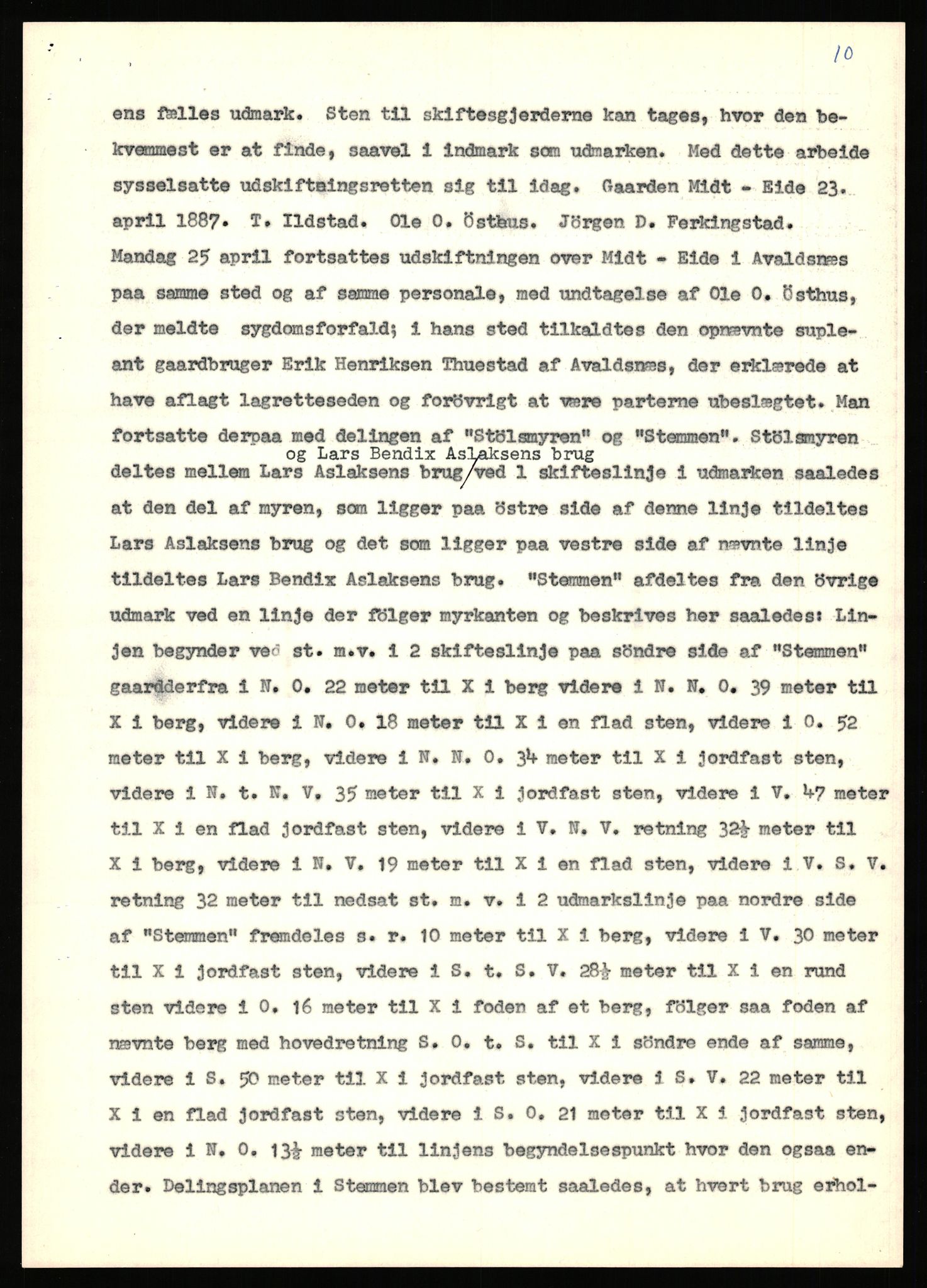 Statsarkivet i Stavanger, AV/SAST-A-101971/03/Y/Yj/L0058: Avskrifter sortert etter gårdsnavn: Meling i Håland - Mjølsnes øvre, 1750-1930, p. 360