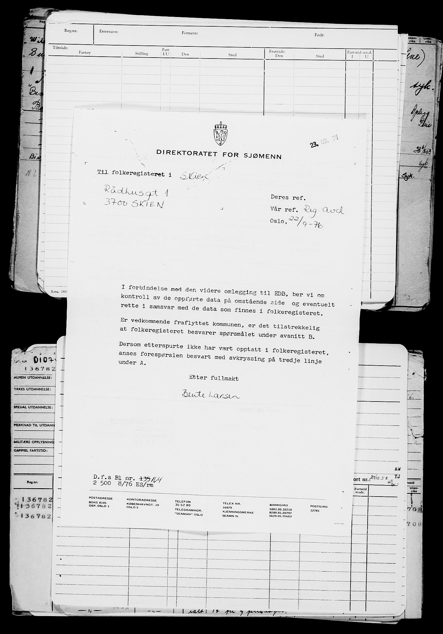 Direktoratet for sjømenn, AV/RA-S-3545/G/Gb/L0090: Hovedkort, 1910, p. 494