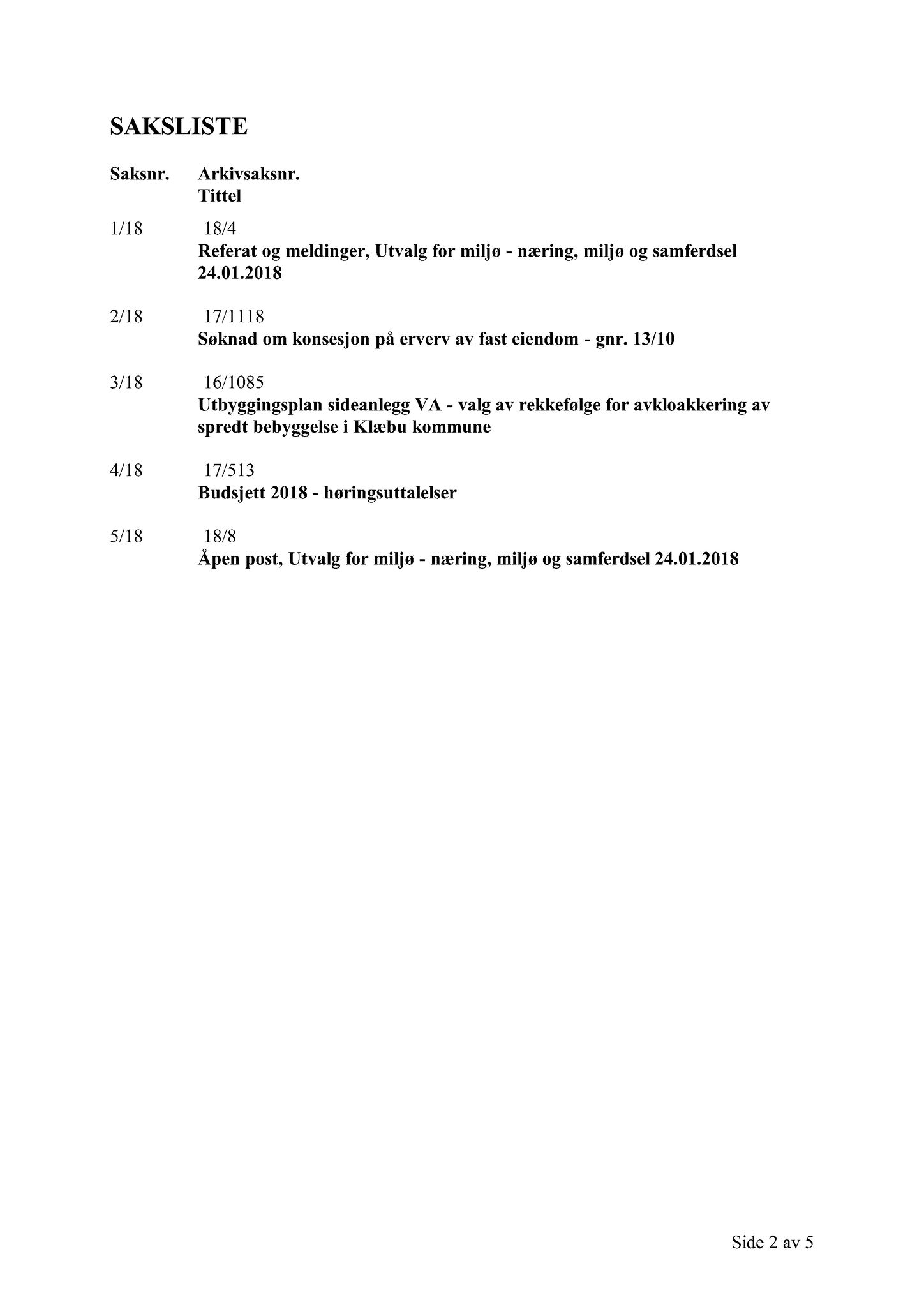 Klæbu Kommune, TRKO/KK/06-UM/L005: Utvalg for miljø - Møtedokumenter 2018, 2018, p. 250