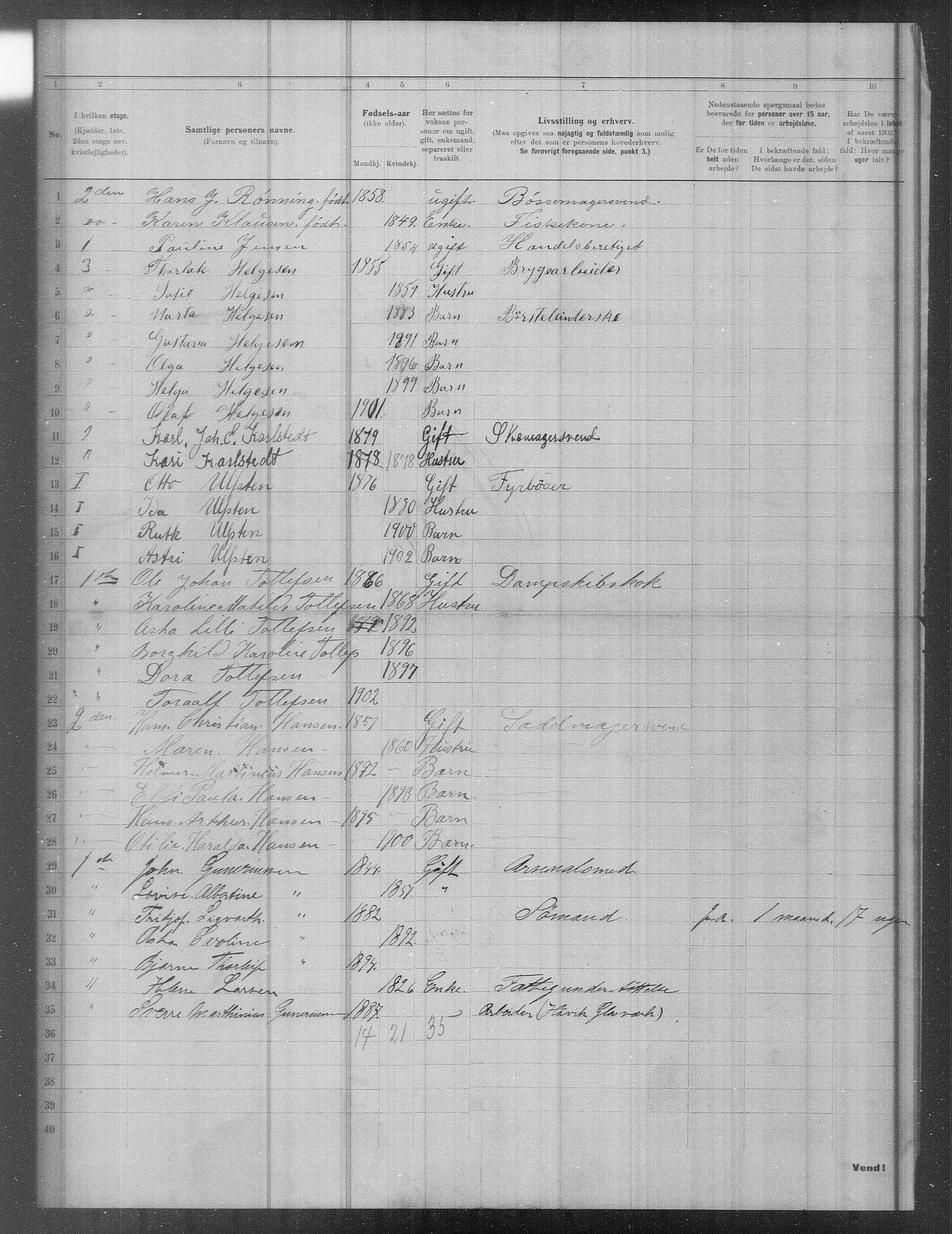 OBA, Municipal Census 1902 for Kristiania, 1902, p. 17789