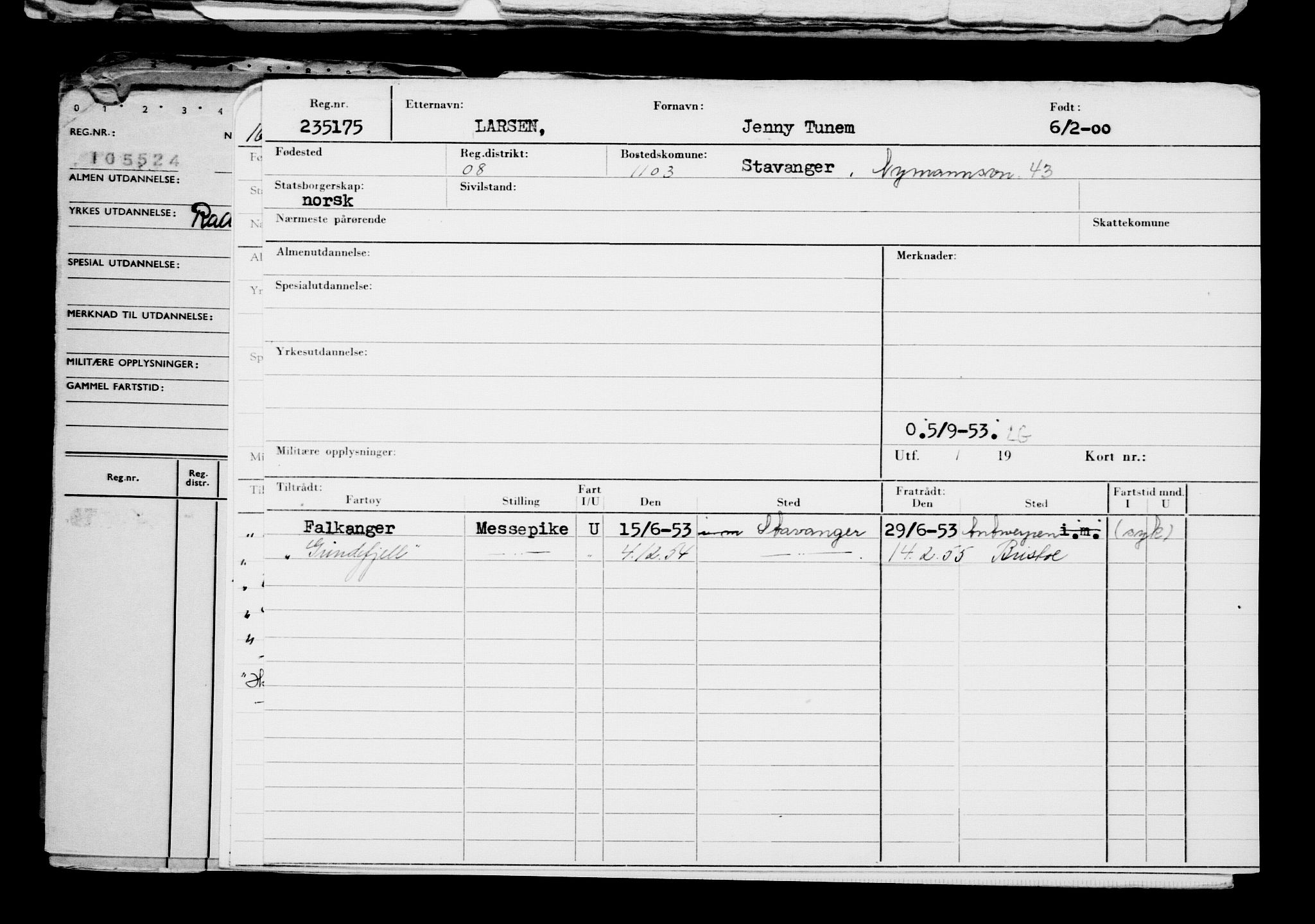 Direktoratet for sjømenn, AV/RA-S-3545/G/Gb/L0035: Hovedkort, 1900, p. 21