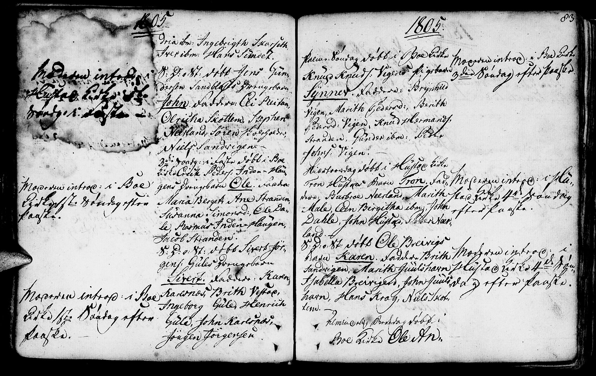 Ministerialprotokoller, klokkerbøker og fødselsregistre - Møre og Romsdal, SAT/A-1454/566/L0761: Parish register (official) no. 566A02 /1, 1767-1817, p. 83