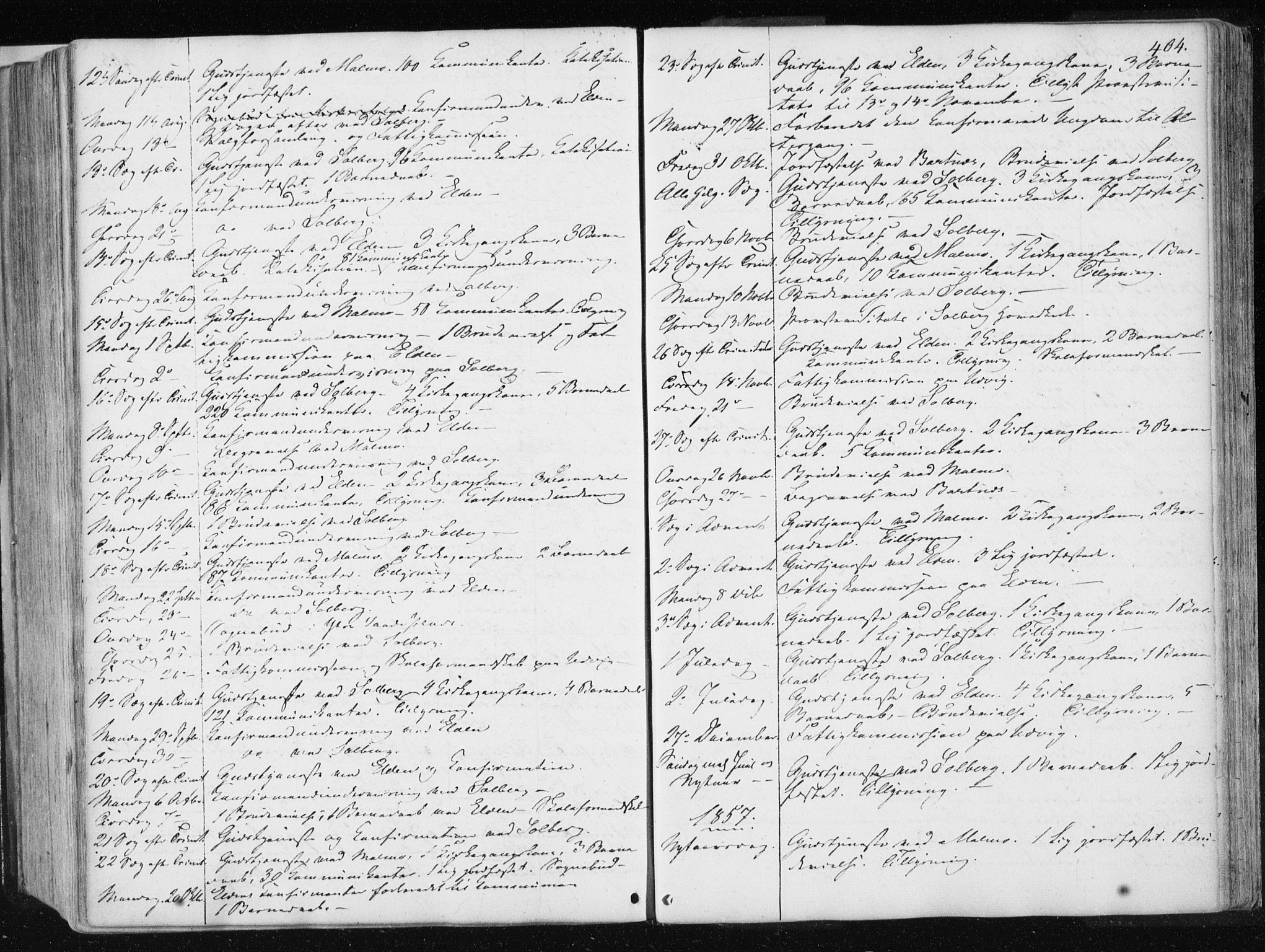 Ministerialprotokoller, klokkerbøker og fødselsregistre - Nord-Trøndelag, SAT/A-1458/741/L0393: Parish register (official) no. 741A07, 1849-1863, p. 404