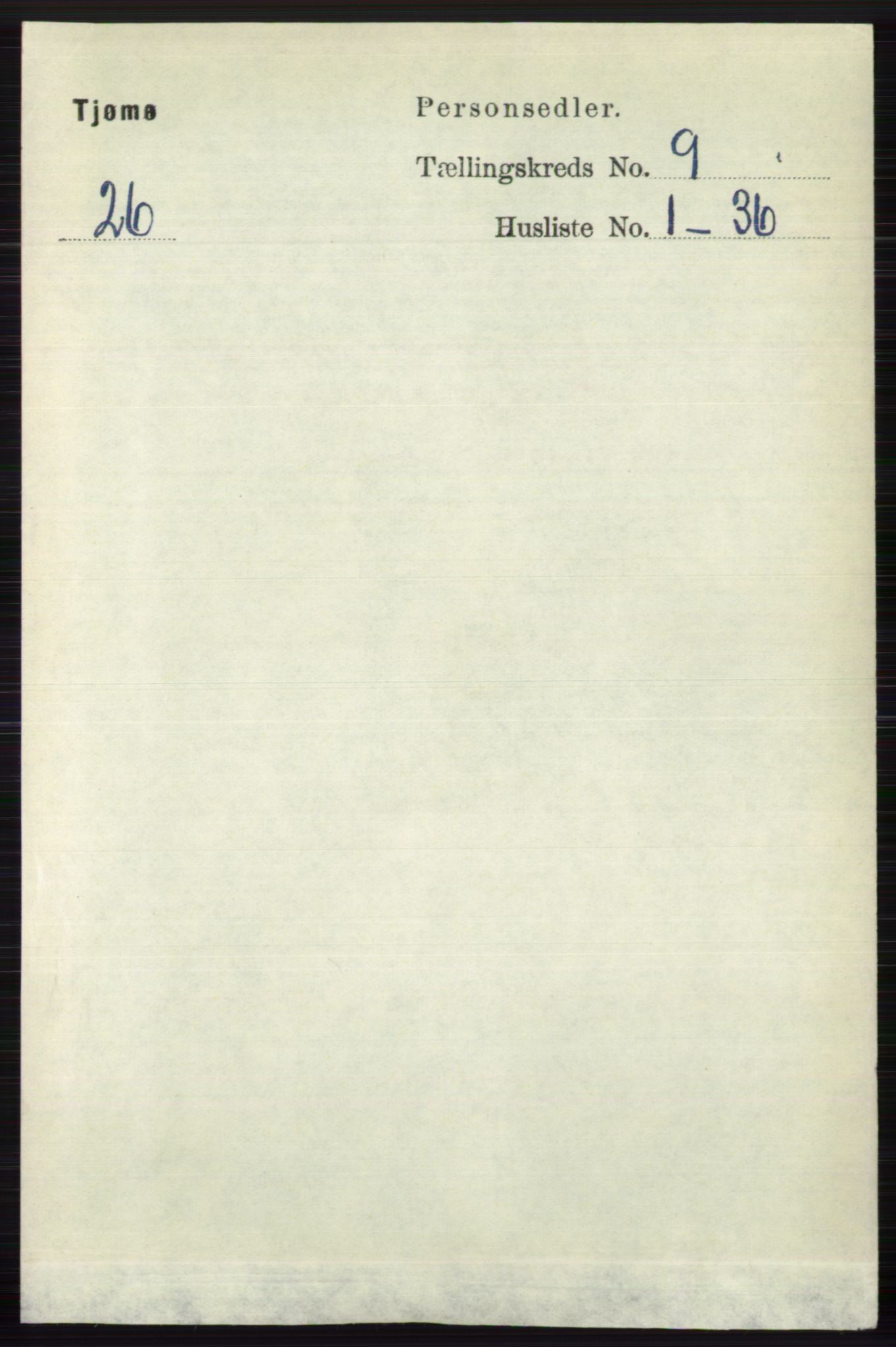 RA, 1891 census for 0723 Tjøme, 1891, p. 3259