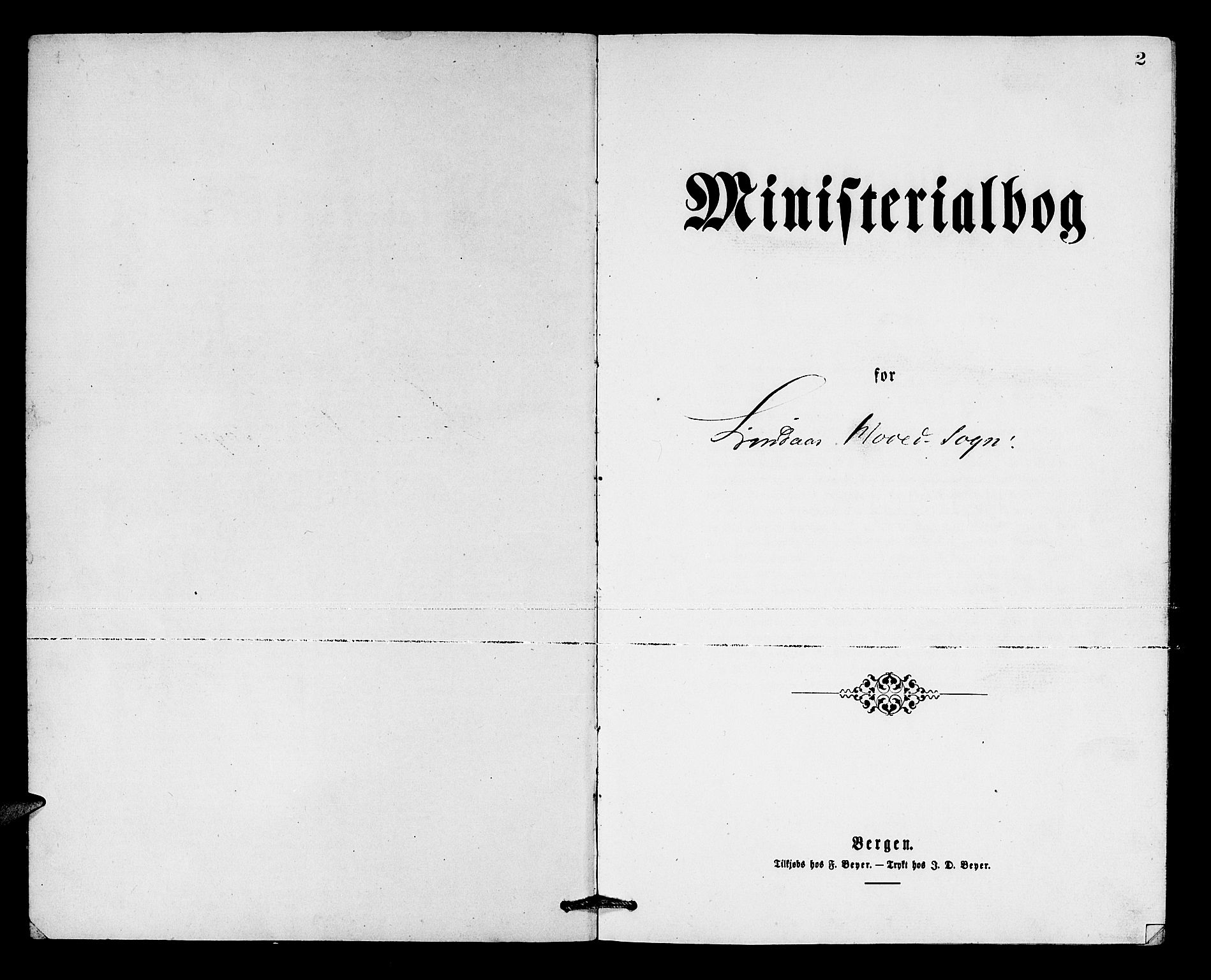 Lindås Sokneprestembete, AV/SAB-A-76701/H/Hab/Habb/L0002: Parish register (copy) no. B 2, 1867-1885, p. 2