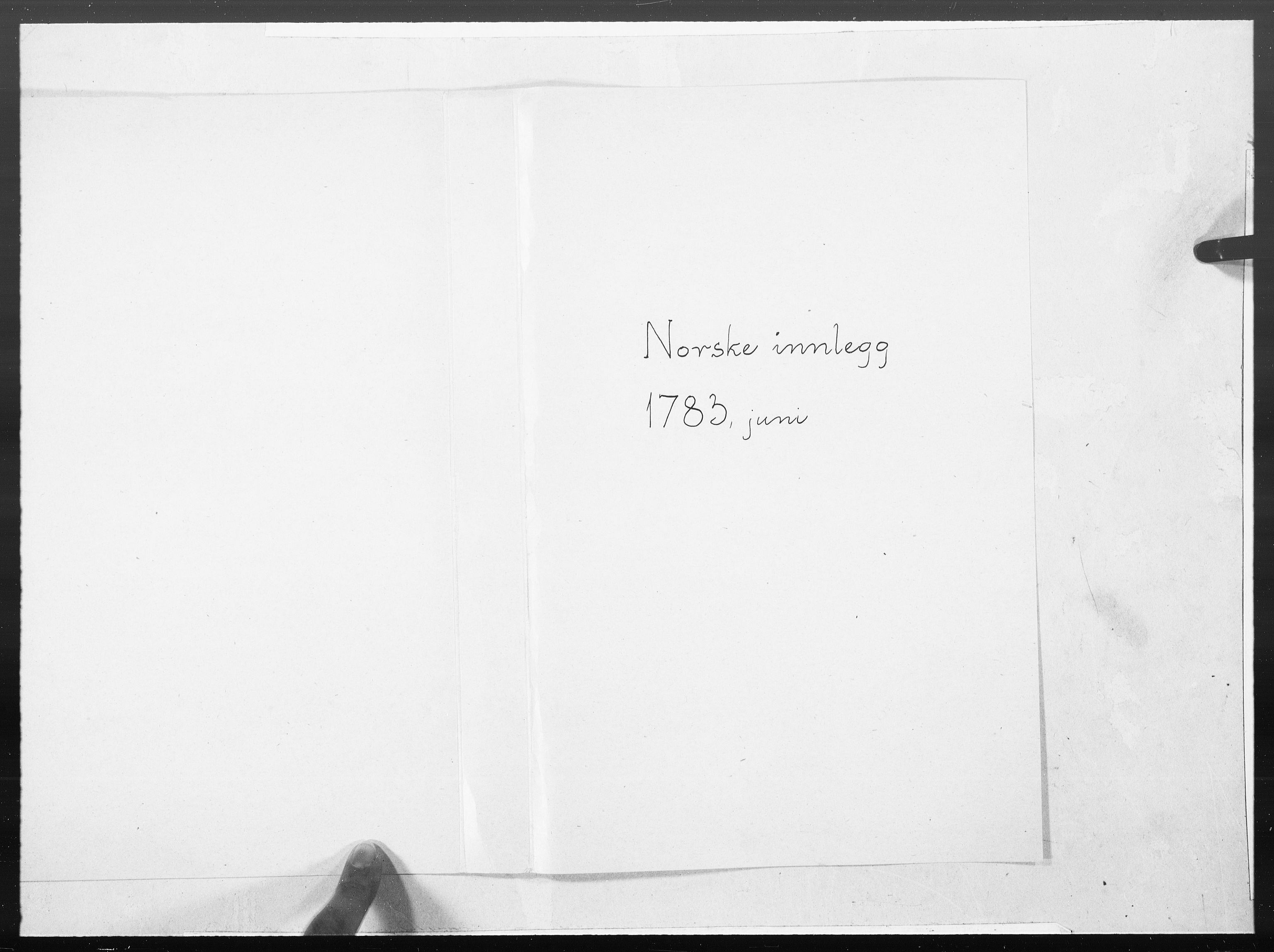 Danske Kanselli 1572-1799, AV/RA-EA-3023/F/Fc/Fcc/Fcca/L0246: Norske innlegg 1572-1799, 1783, p. 329