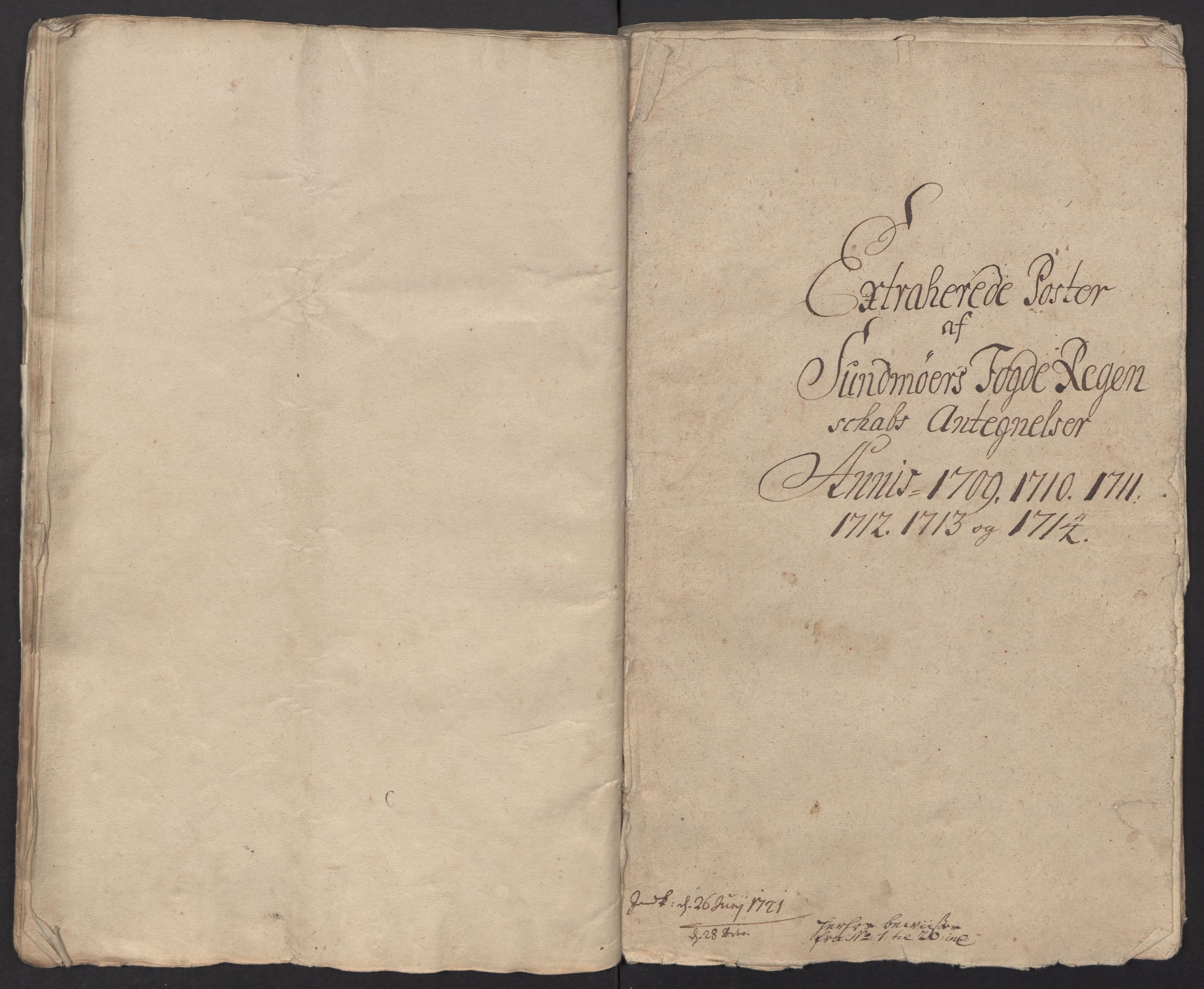 Rentekammeret inntil 1814, Reviderte regnskaper, Fogderegnskap, RA/EA-4092/R54/L3567: Fogderegnskap Sunnmøre, 1715, p. 474