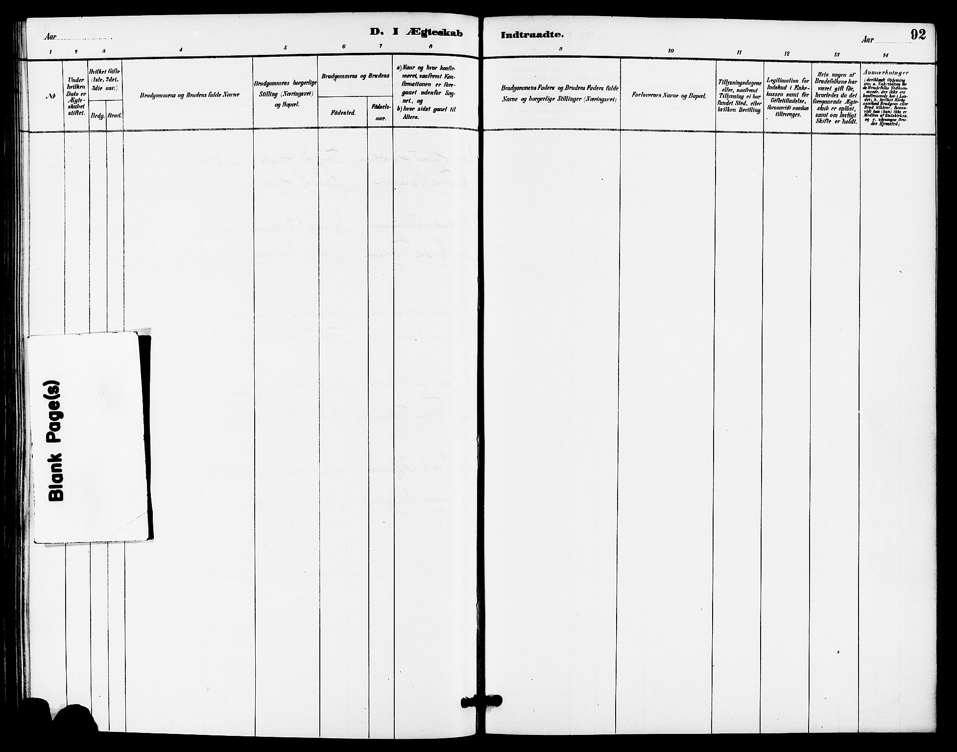 Høgsfjord sokneprestkontor, AV/SAST-A-101624/H/Ha/Haa/L0005: Parish register (official) no. A 5, 1885-1897, p. 92