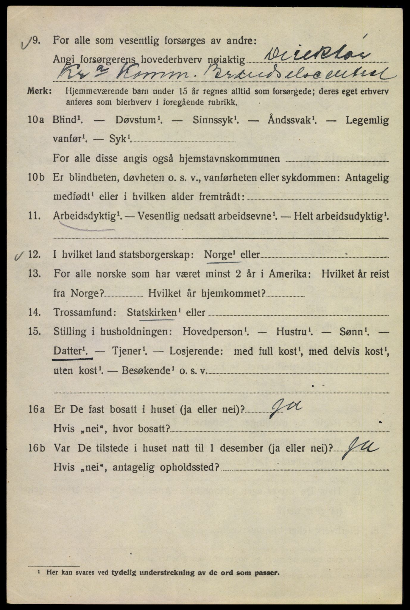 SAO, 1920 census for Kristiania, 1920, p. 636760