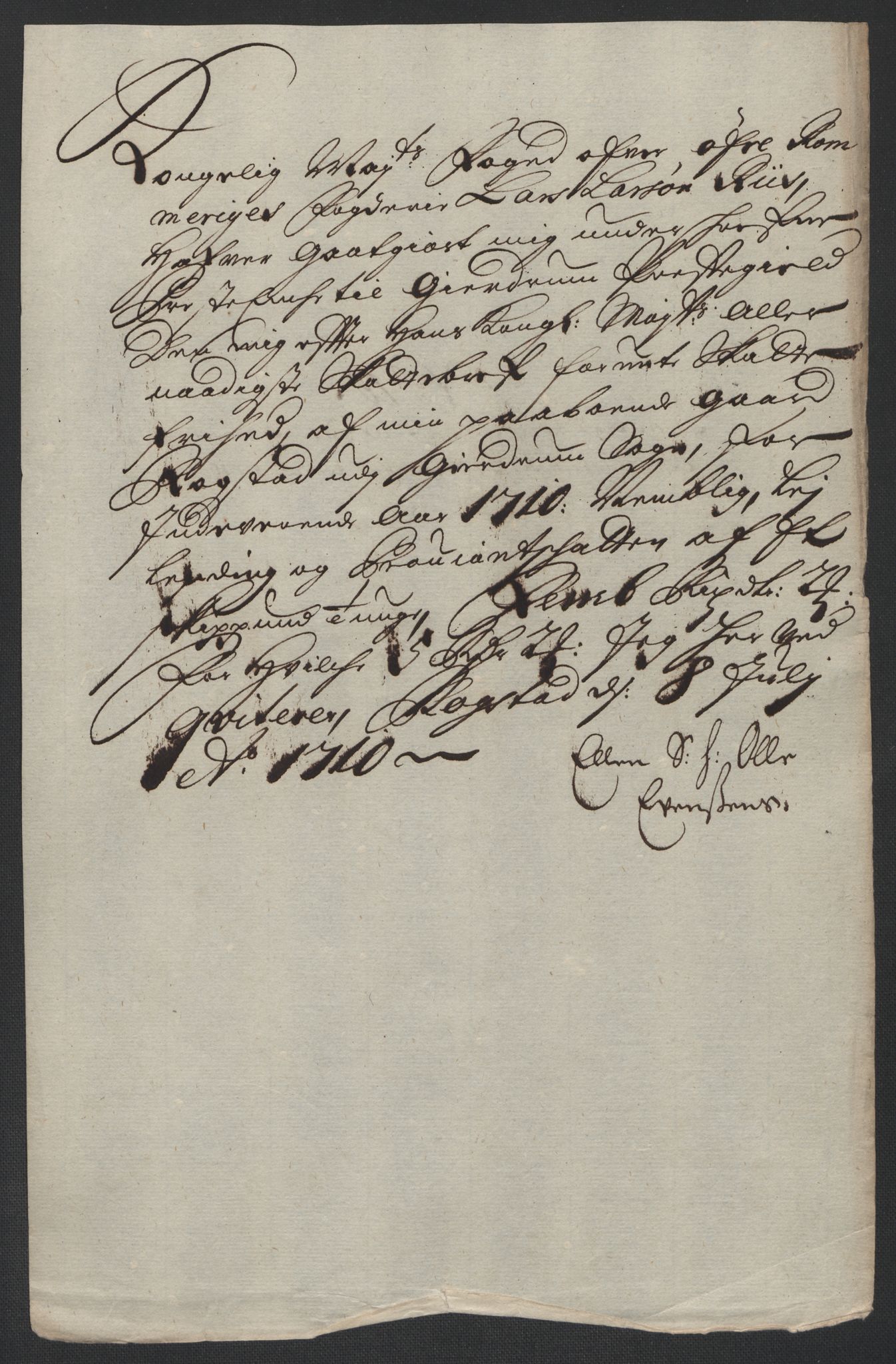 Rentekammeret inntil 1814, Reviderte regnskaper, Fogderegnskap, AV/RA-EA-4092/R12/L0720: Fogderegnskap Øvre Romerike, 1710-1711, p. 151