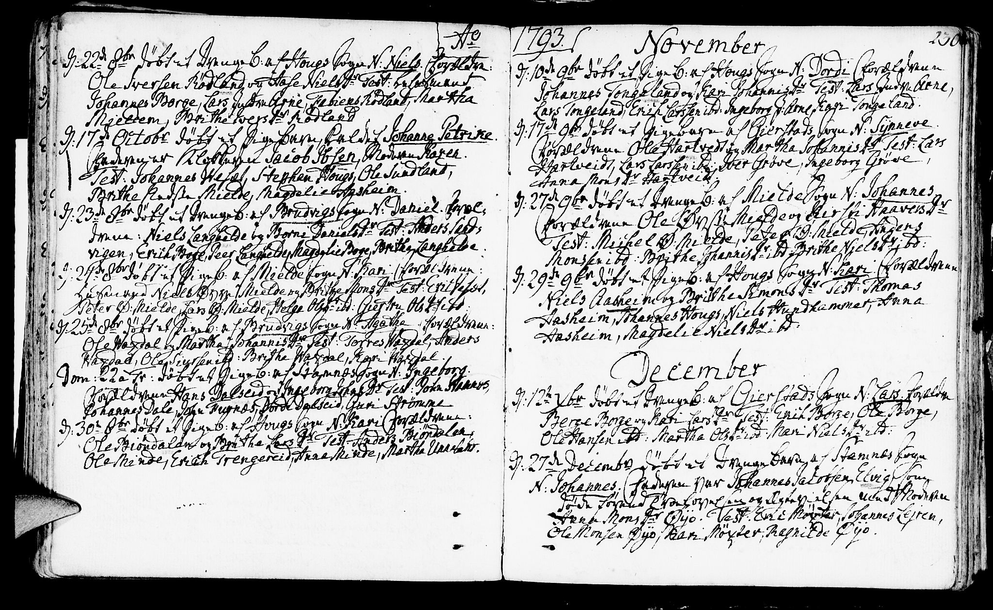 Haus sokneprestembete, AV/SAB-A-75601/H/Haa: Parish register (official) no. A 10, 1782-1796, p. 230