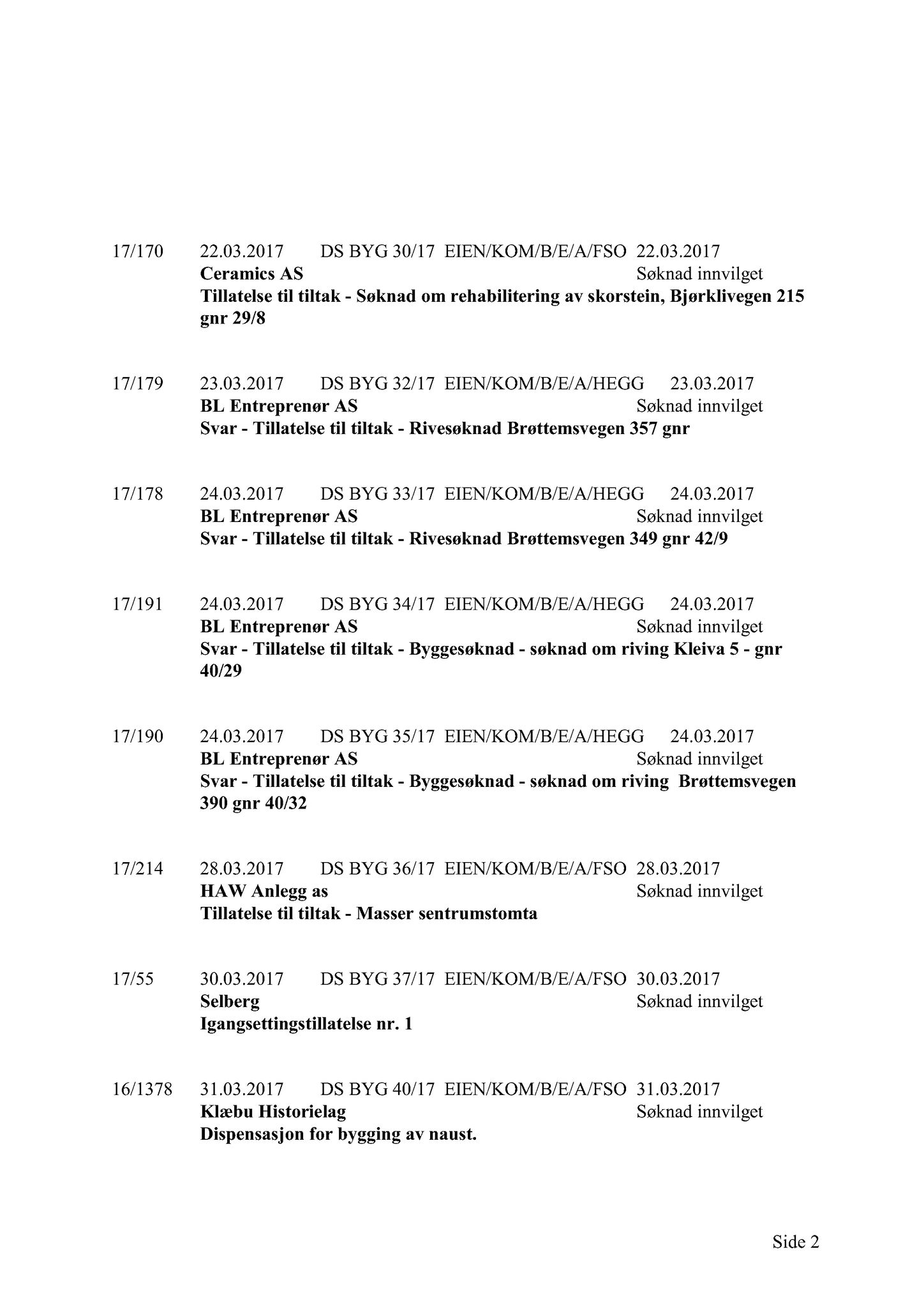 Klæbu Kommune, TRKO/KK/01-KS/L010: Kommunestyret - Møtedokumenter, 2017, p. 767