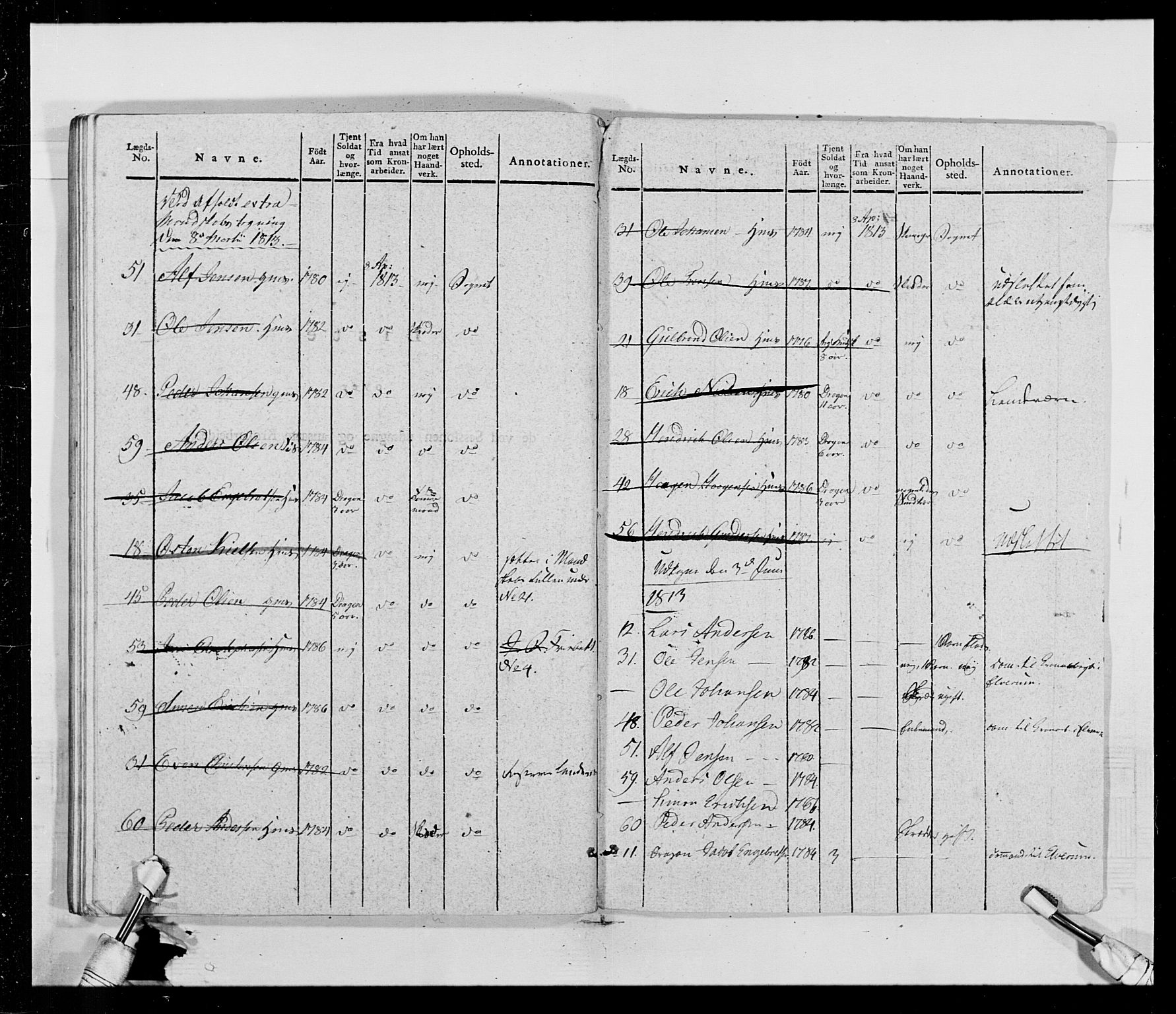 Generalitets- og kommissariatskollegiet, Det kongelige norske kommissariatskollegium, AV/RA-EA-5420/E/Eh/L0014: 3. Sønnafjelske dragonregiment, 1776-1813, p. 237