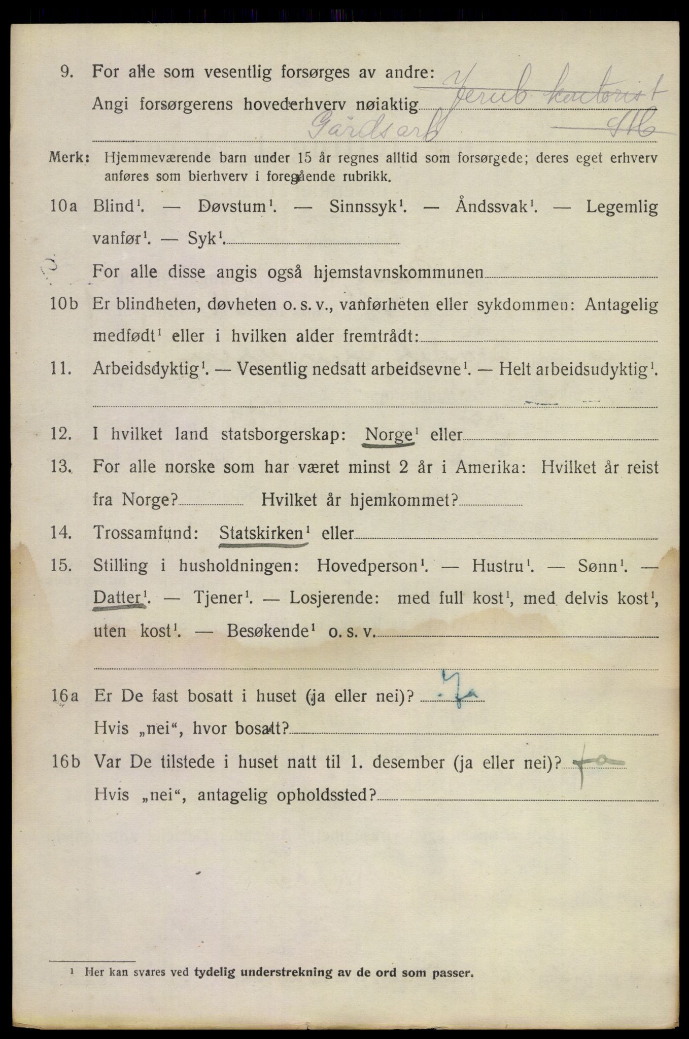 SAKO, 1920 census for Lier, 1920, p. 16143