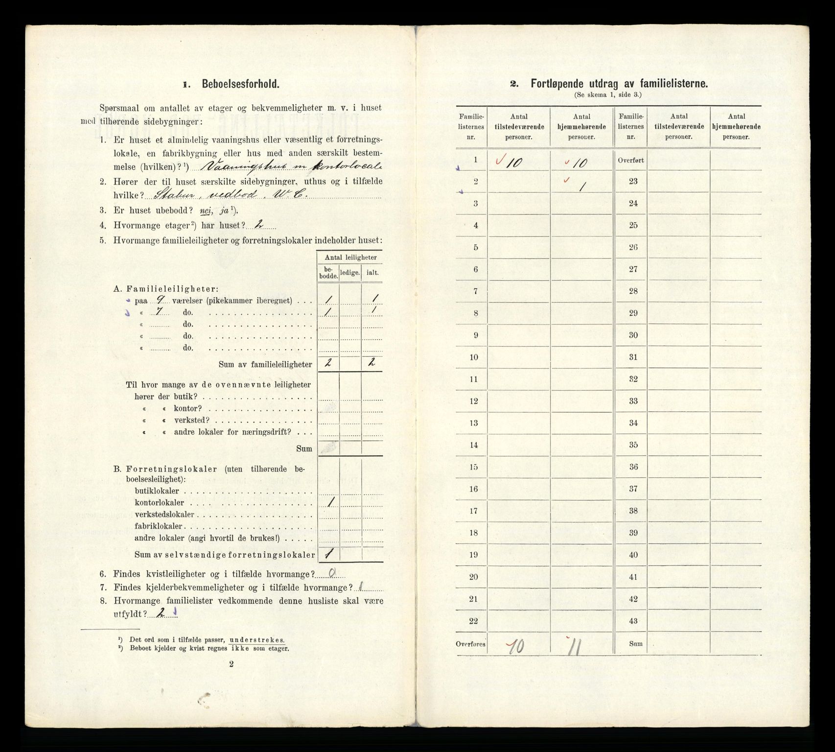 RA, 1910 census for Kristiansund, 1910, p. 4298