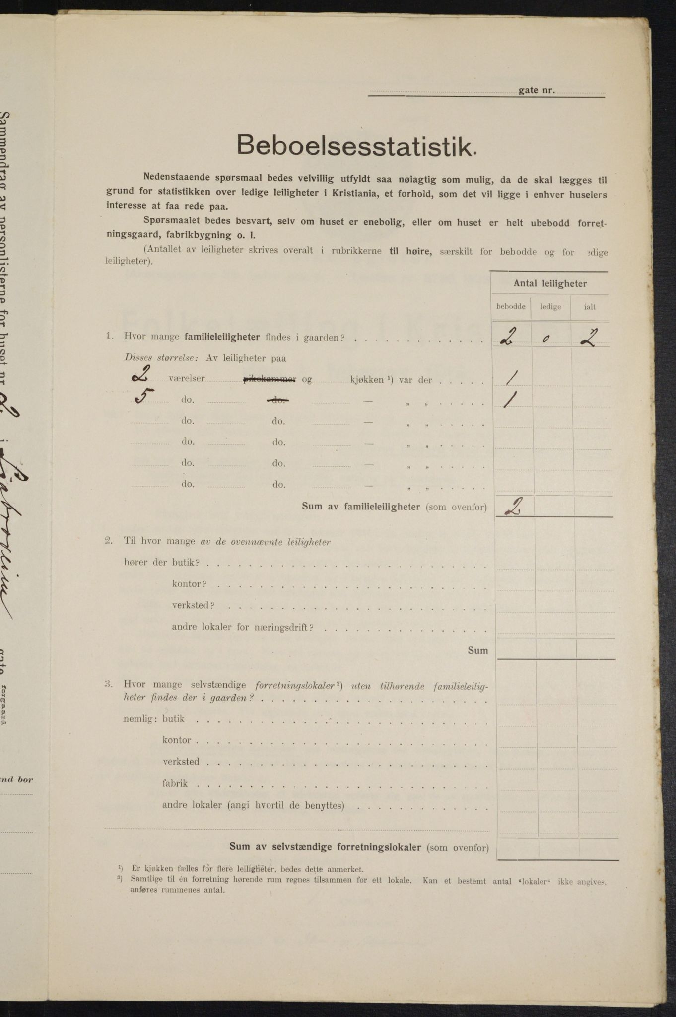 OBA, Municipal Census 1914 for Kristiania, 1914, p. 57704