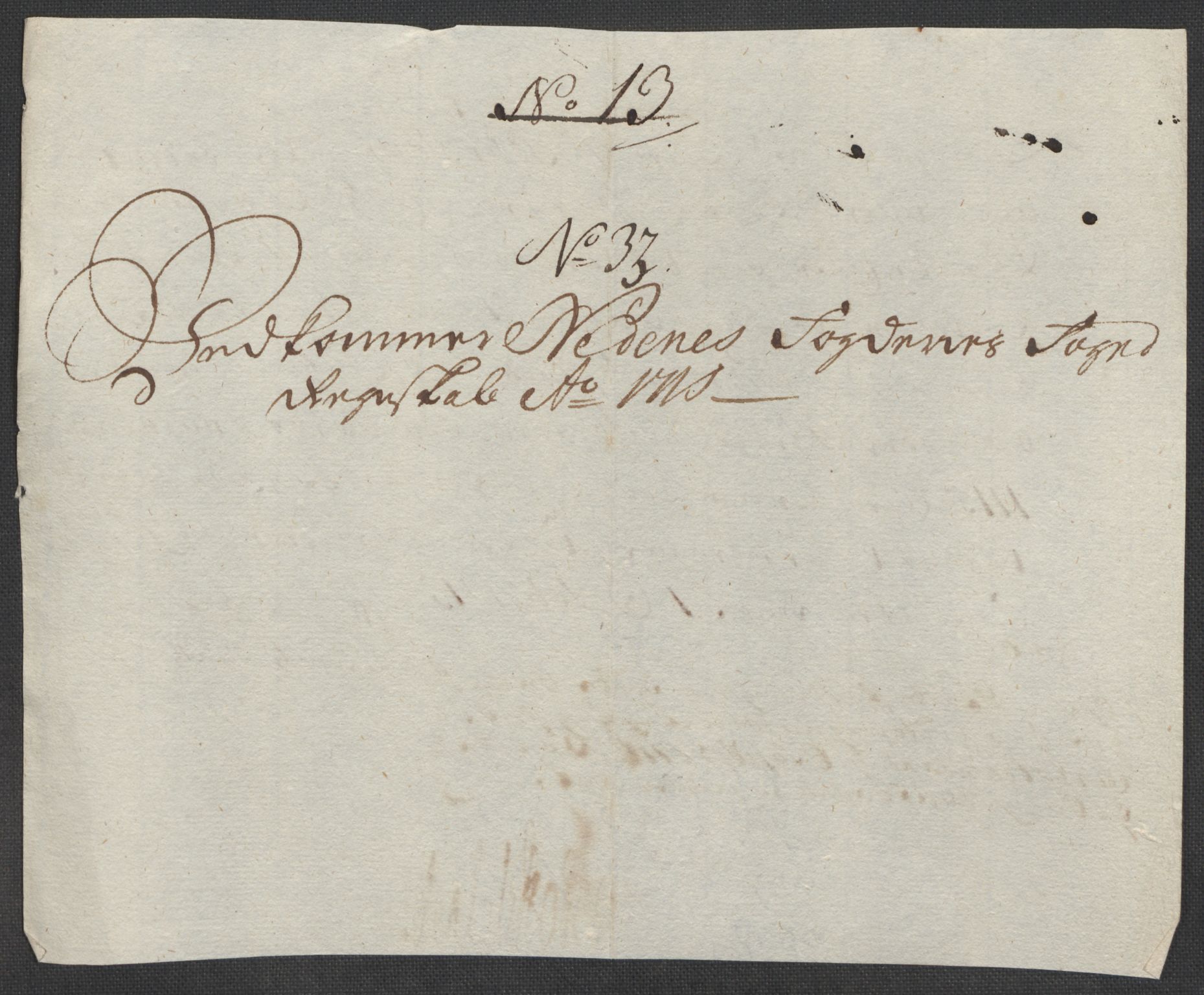 Rentekammeret inntil 1814, Reviderte regnskaper, Fogderegnskap, AV/RA-EA-4092/R39/L2323: Fogderegnskap Nedenes, 1715, p. 280