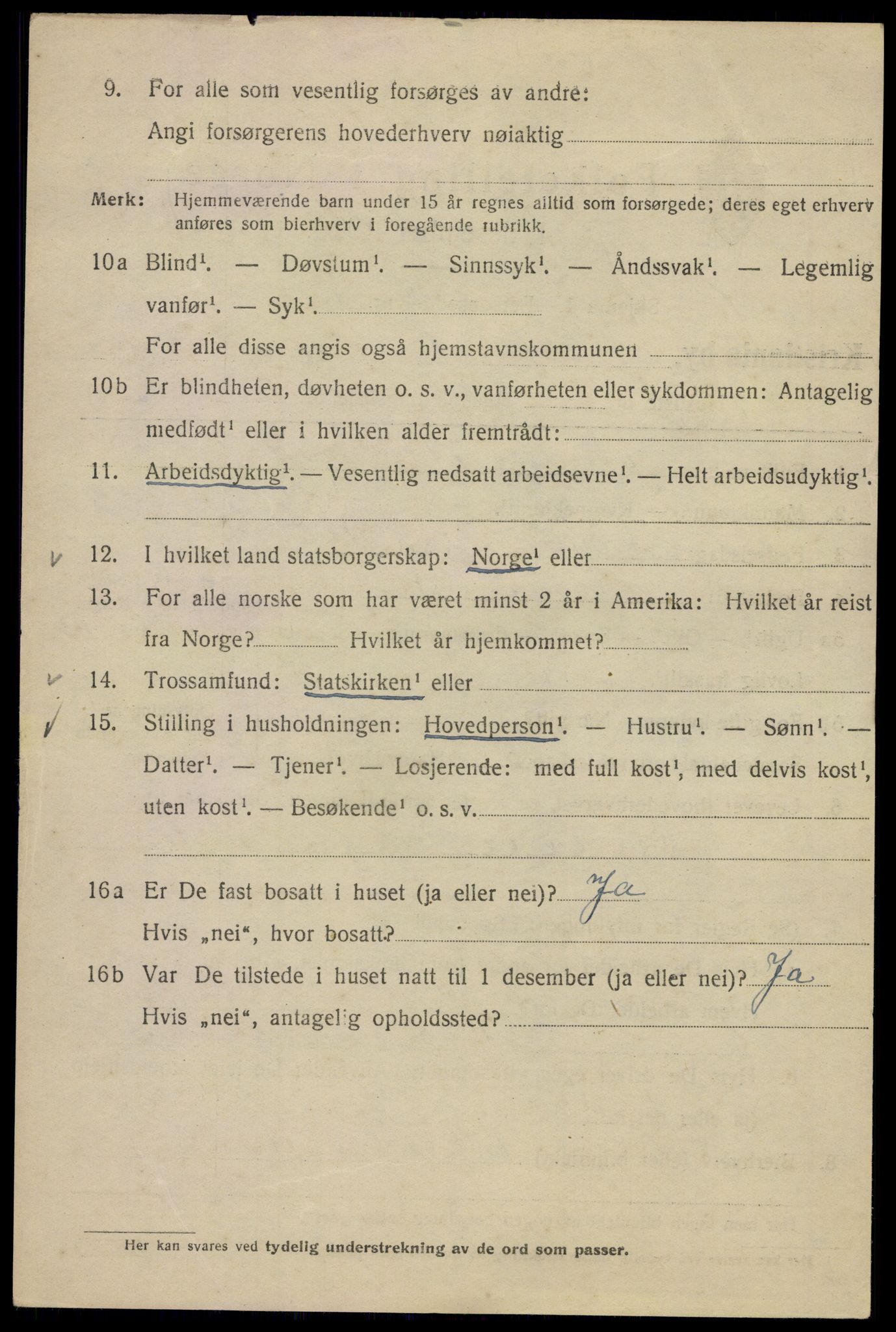 SAO, 1920 census for Kristiania, 1920, p. 311848