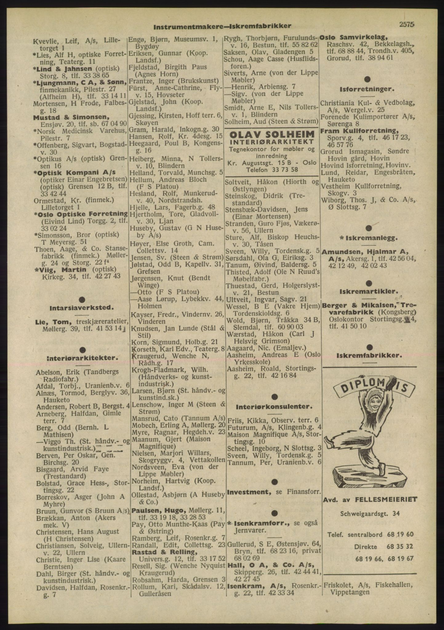 Kristiania/Oslo adressebok, PUBL/-, 1955, p. 2575