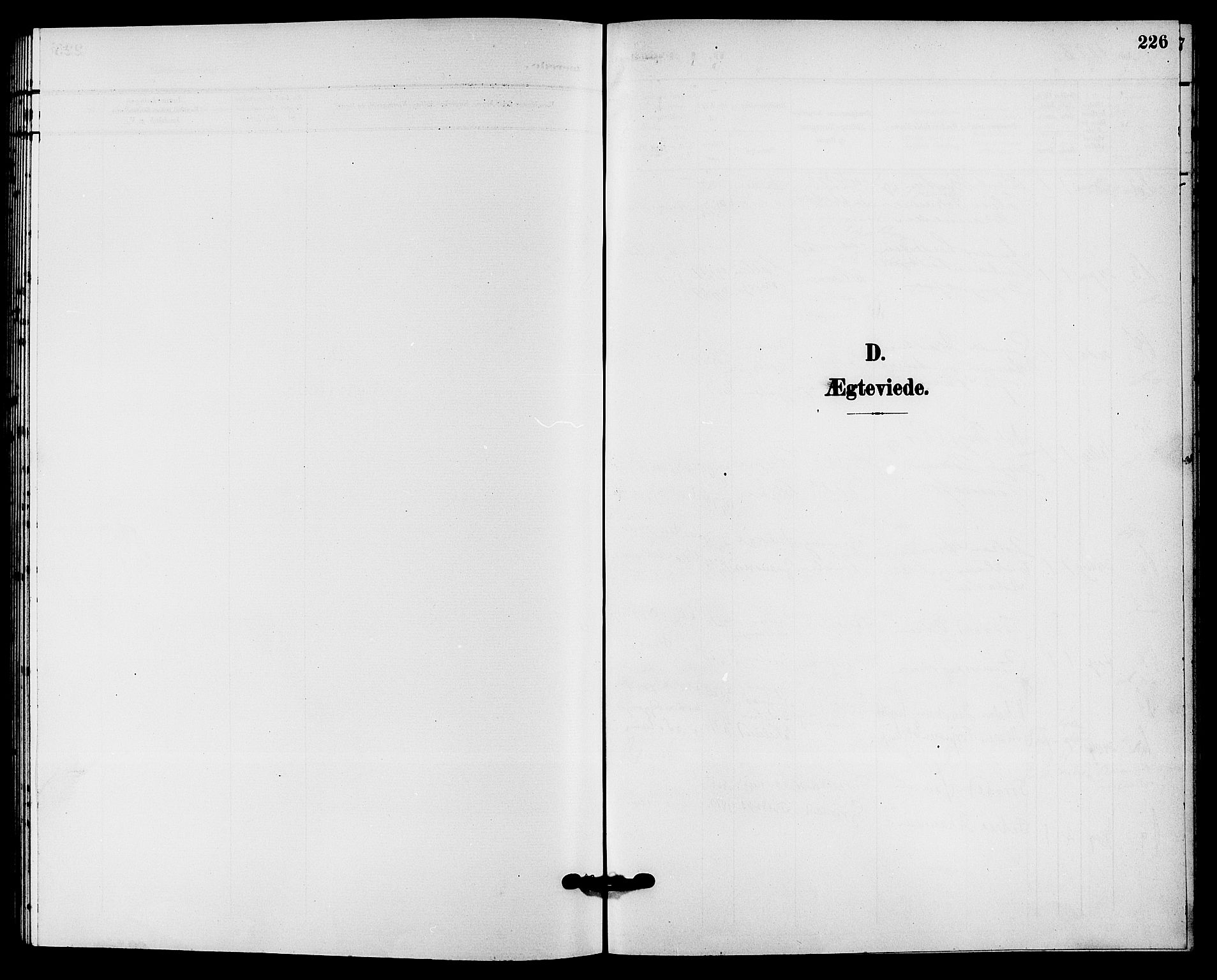 Solum kirkebøker, SAKO/A-306/G/Ga/L0008: Parish register (copy) no. I 8, 1898-1909, p. 226