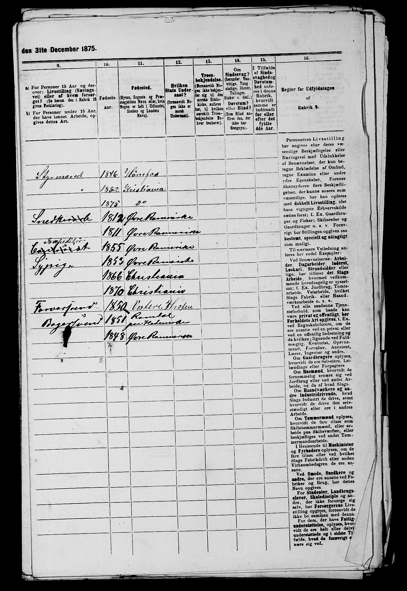 RA, 1875 census for 0301 Kristiania, 1875, p. 6883