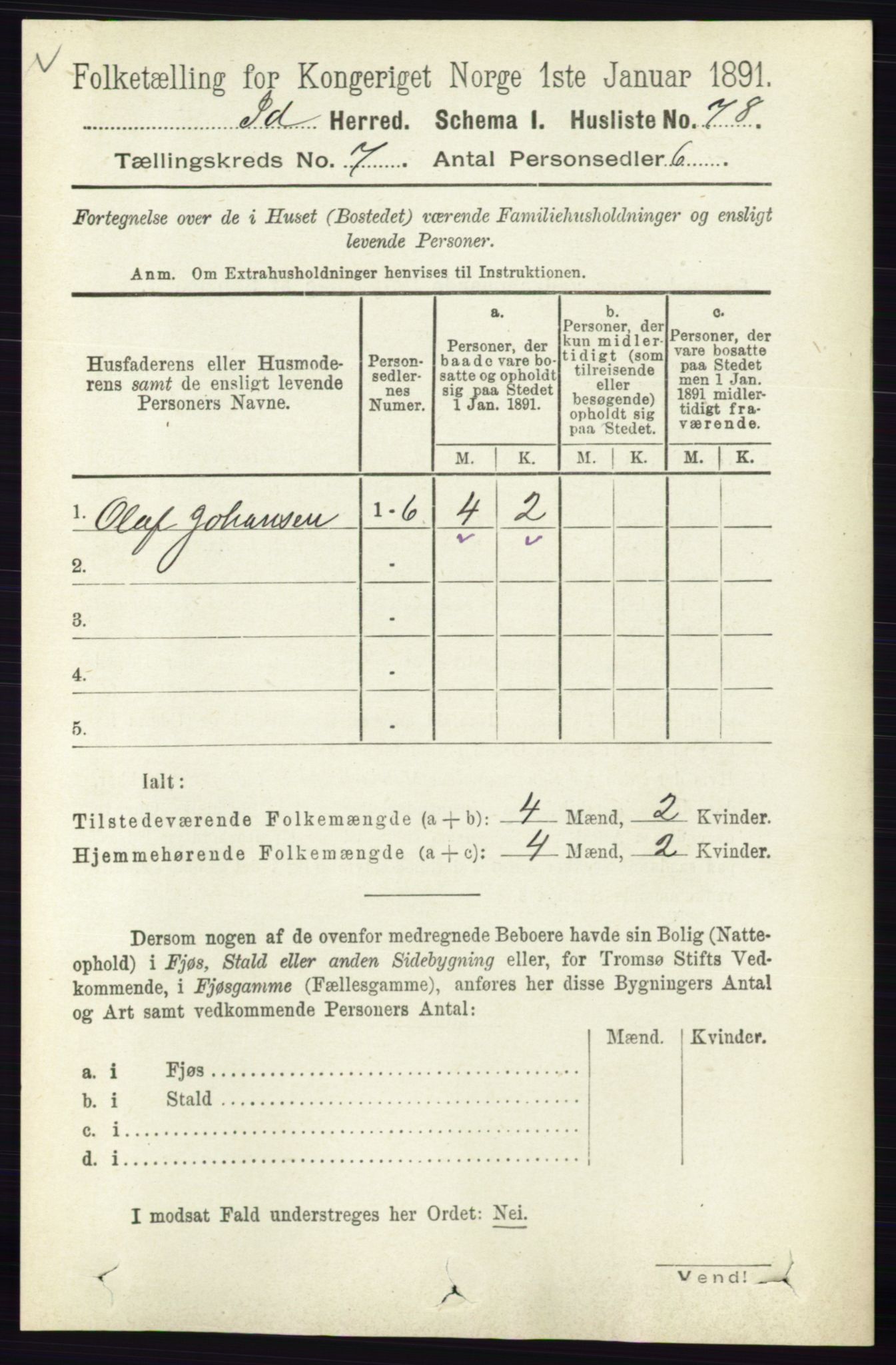 RA, 1891 census for 0117 Idd, 1891, p. 4141