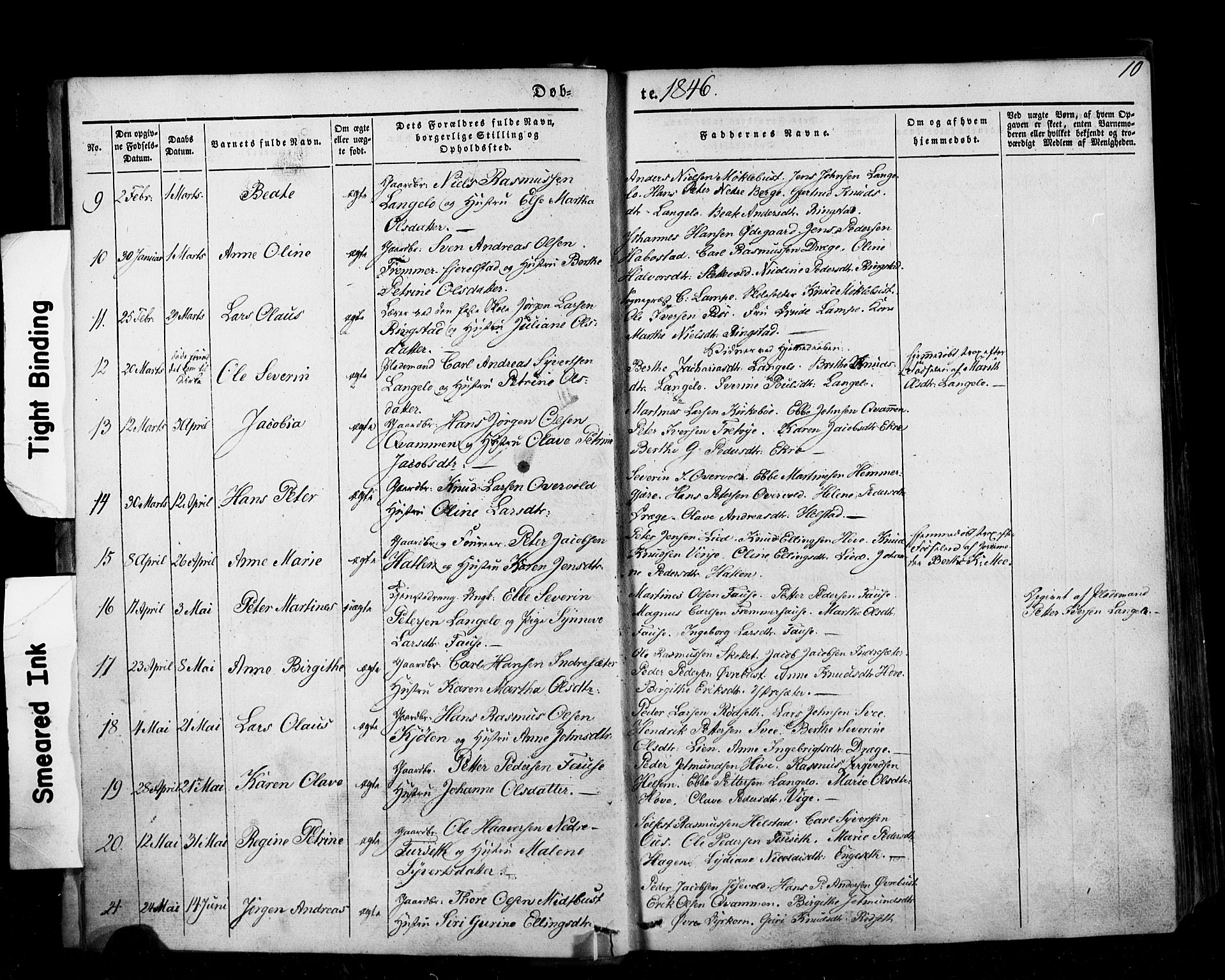 Ministerialprotokoller, klokkerbøker og fødselsregistre - Møre og Romsdal, AV/SAT-A-1454/520/L0275: Parish register (official) no. 520A05, 1844-1881, p. 10