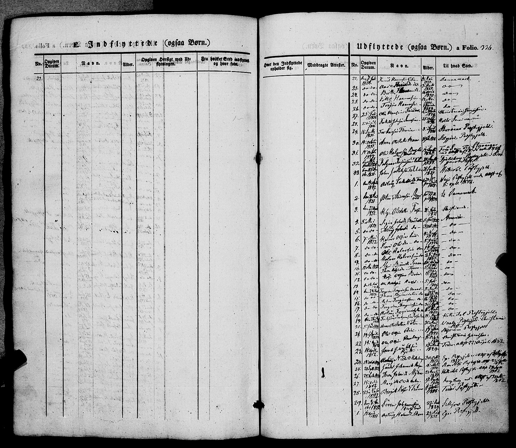 Hjartdal kirkebøker, SAKO/A-270/F/Fa/L0008: Parish register (official) no. I 8, 1844-1859, p. 336