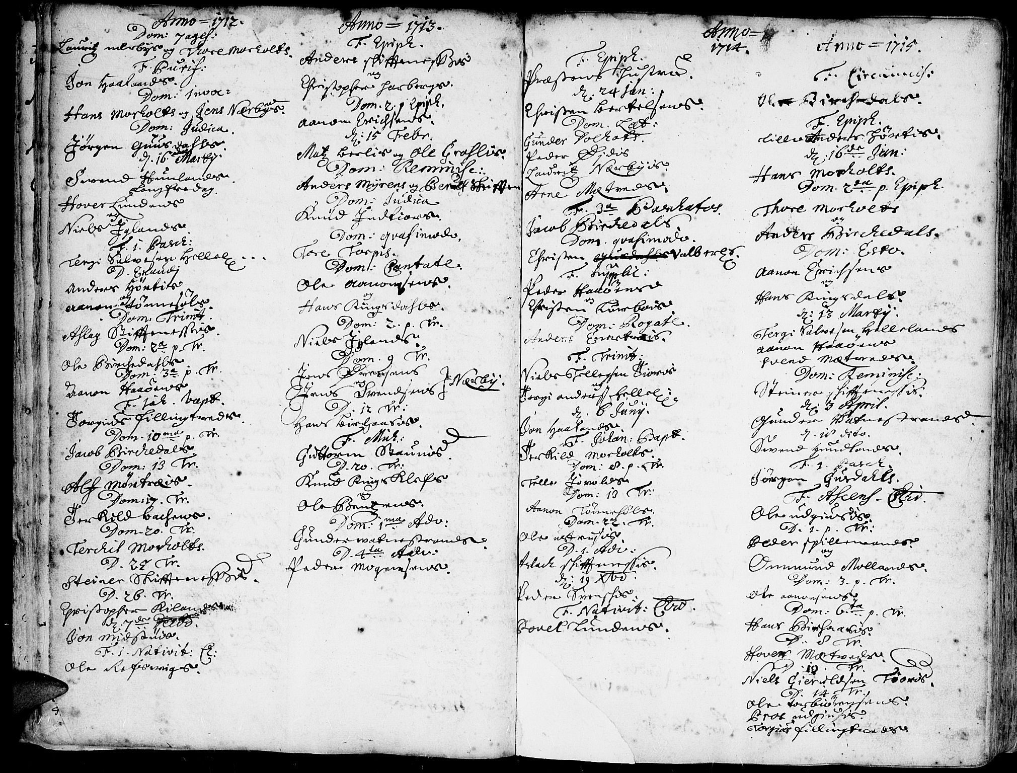 Hommedal sokneprestkontor, SAK/1111-0023/F/Fa/Fab/L0001: Parish register (official) no. A 1 /1, 1690-1754