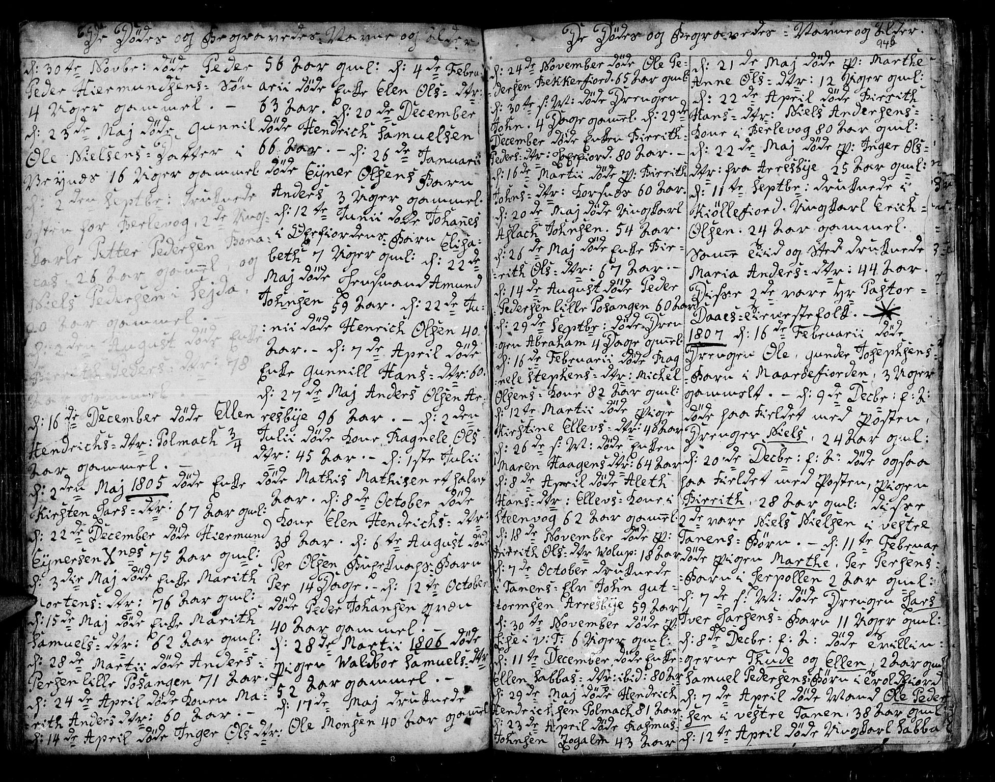 Lebesby sokneprestkontor, SATØ/S-1353/H/Ha/L0001kirke: Parish register (official) no. 1, 1751-1816, p. 94b